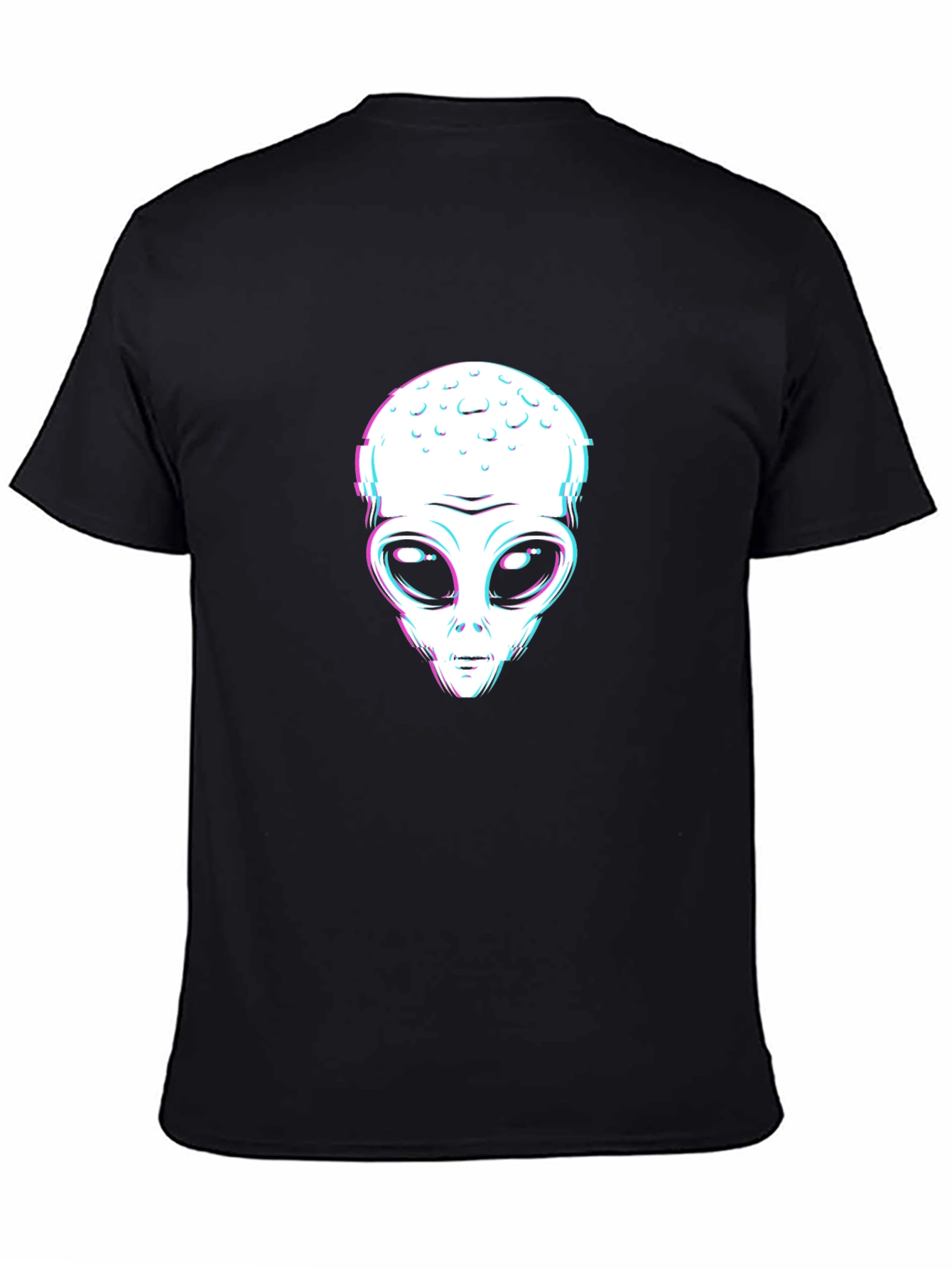 Alien Graphic T-Shirt - Trendy Black Tee