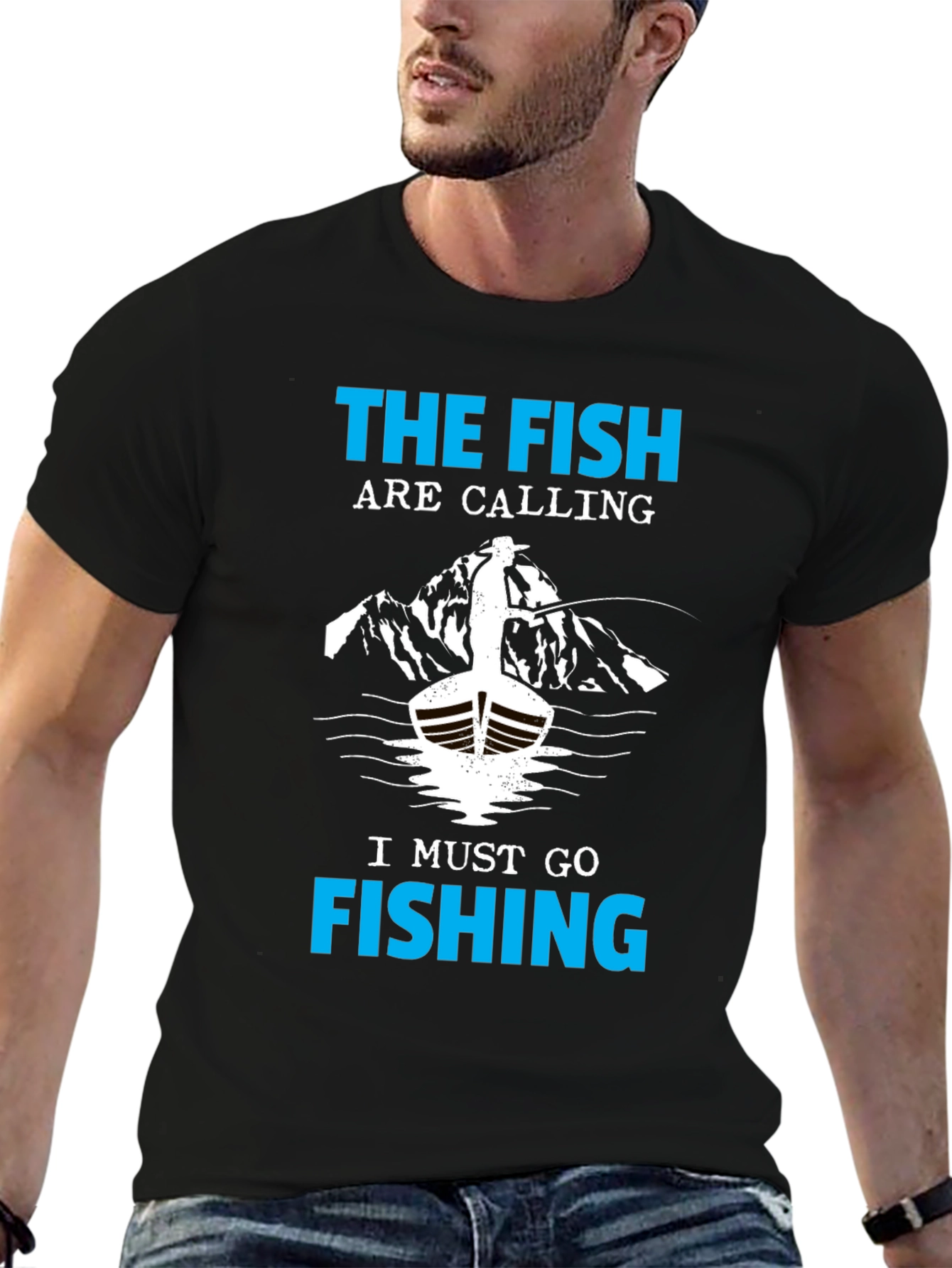 Fishing T-Shirt: The Fish Are Calling Tee