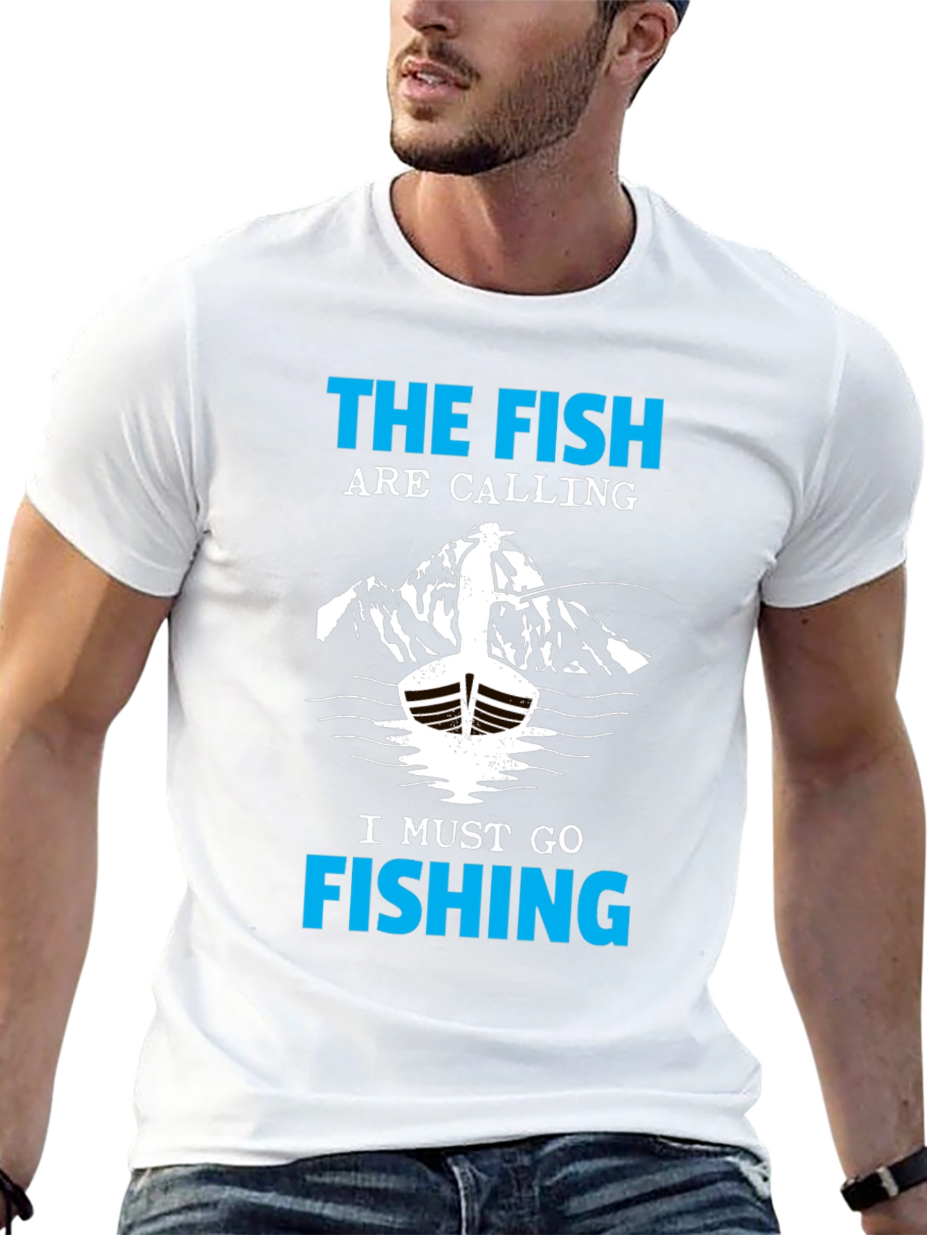 Fishing T-Shirt: The Fish Are Calling Tee