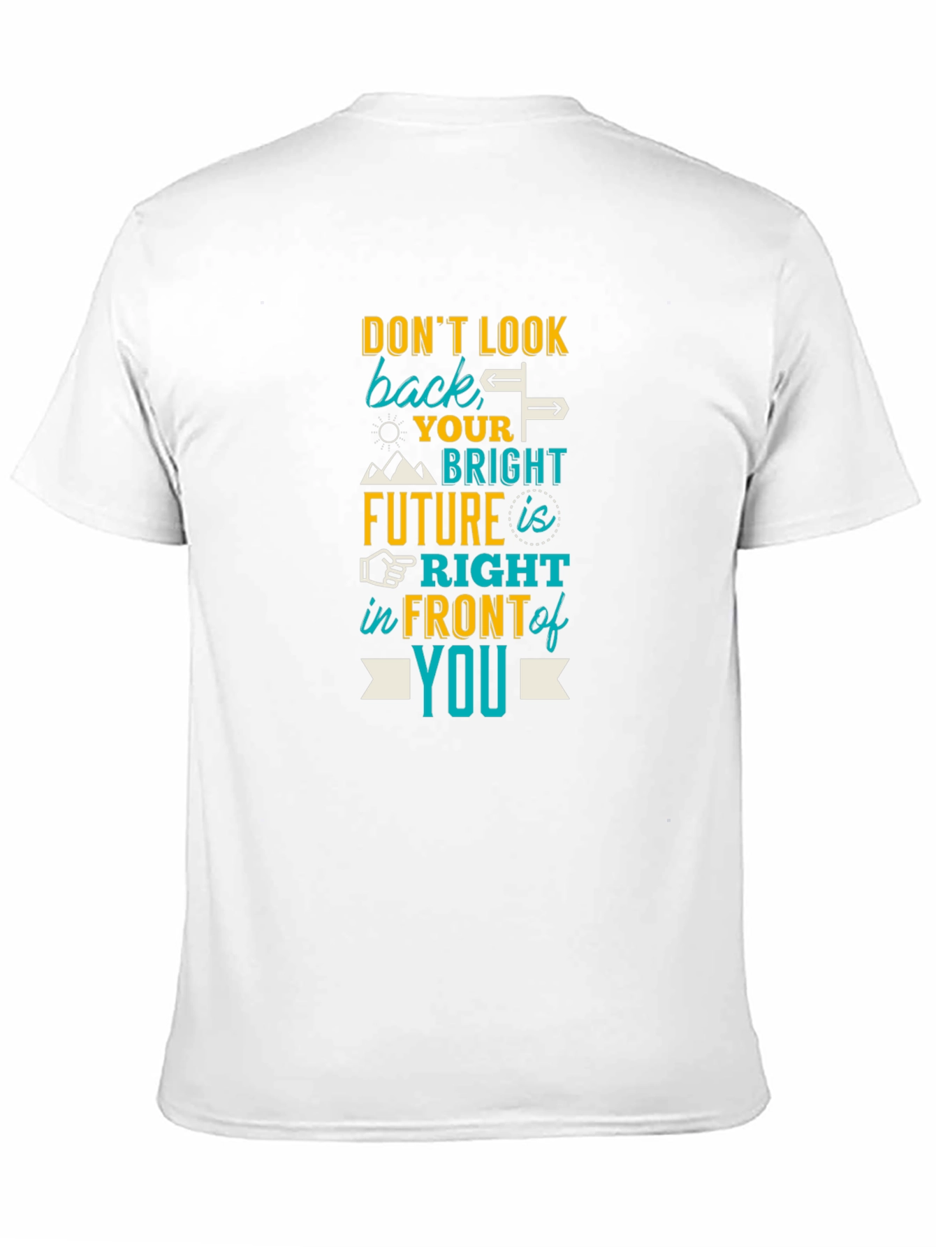 Motivational Graphic Tee - Bright Future Design