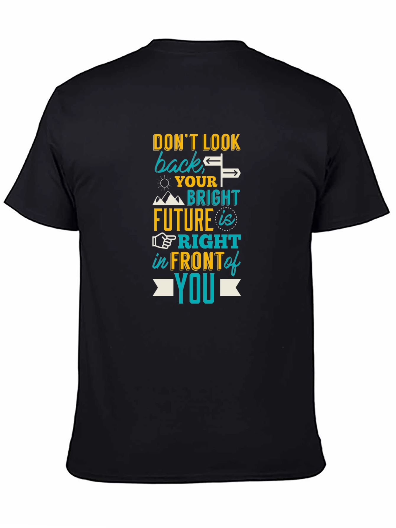 Motivational Graphic Tee - Bright Future Design