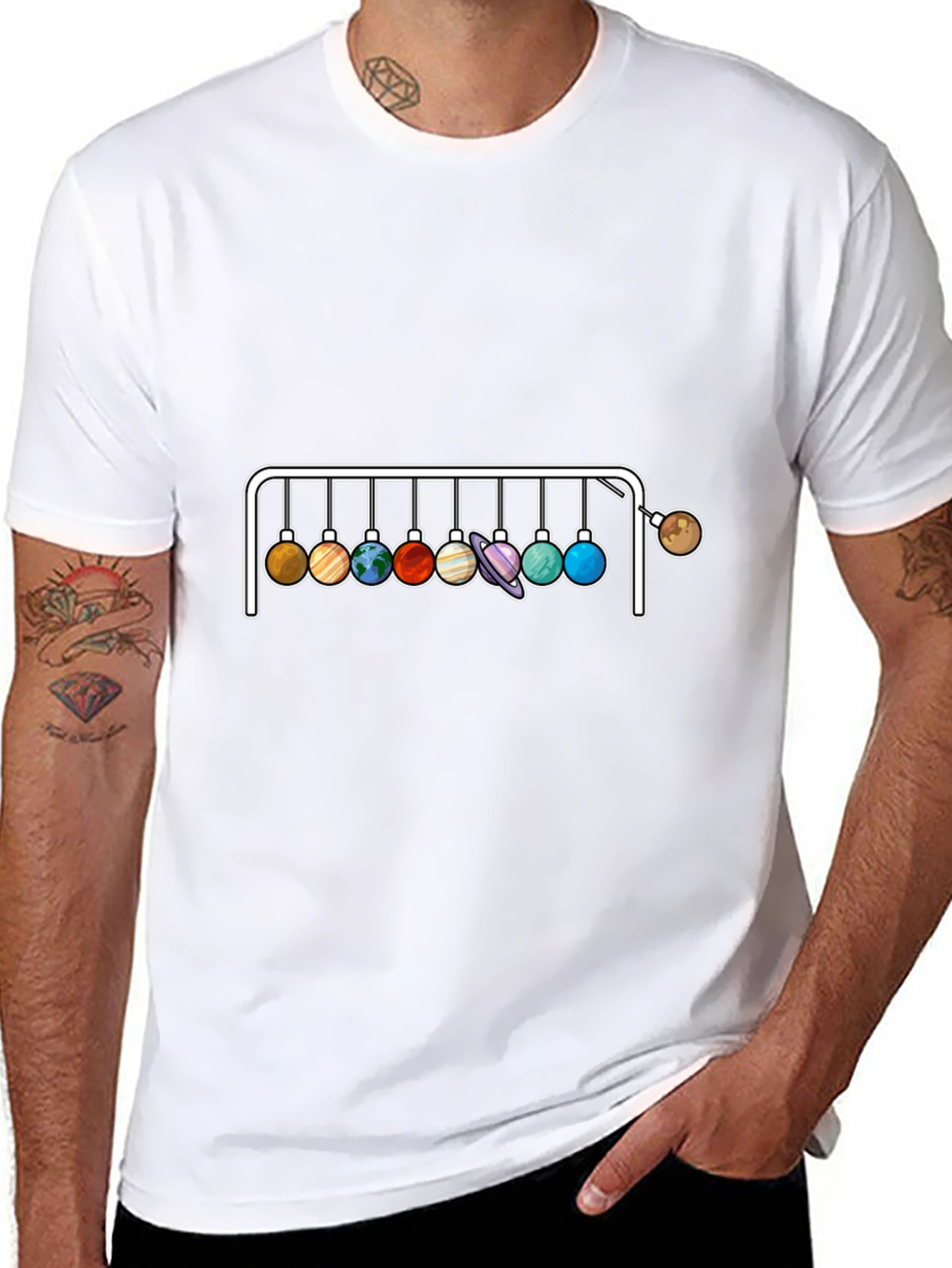 Planetary Newtons Cradle T-Shirt