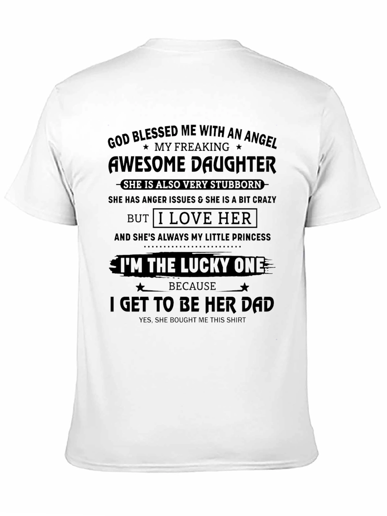 Awesome Daughter Dad T-Shirt