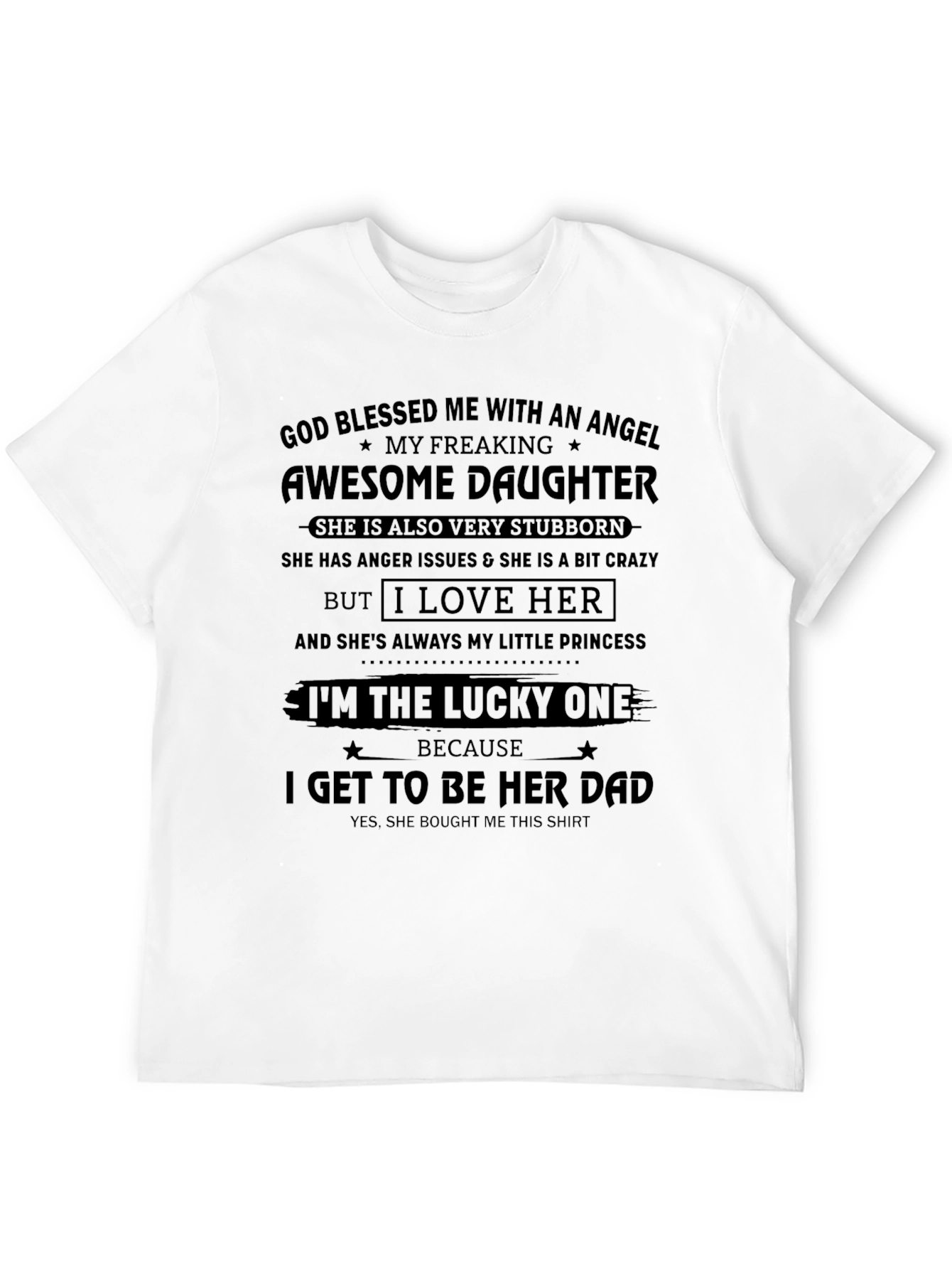 Awesome Daughter Dad T-Shirt