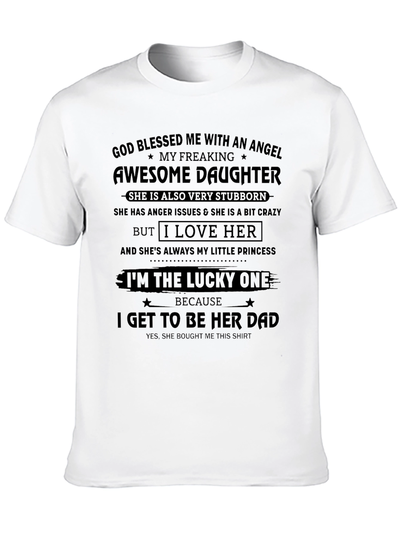 Awesome Daughter Dad T-Shirt