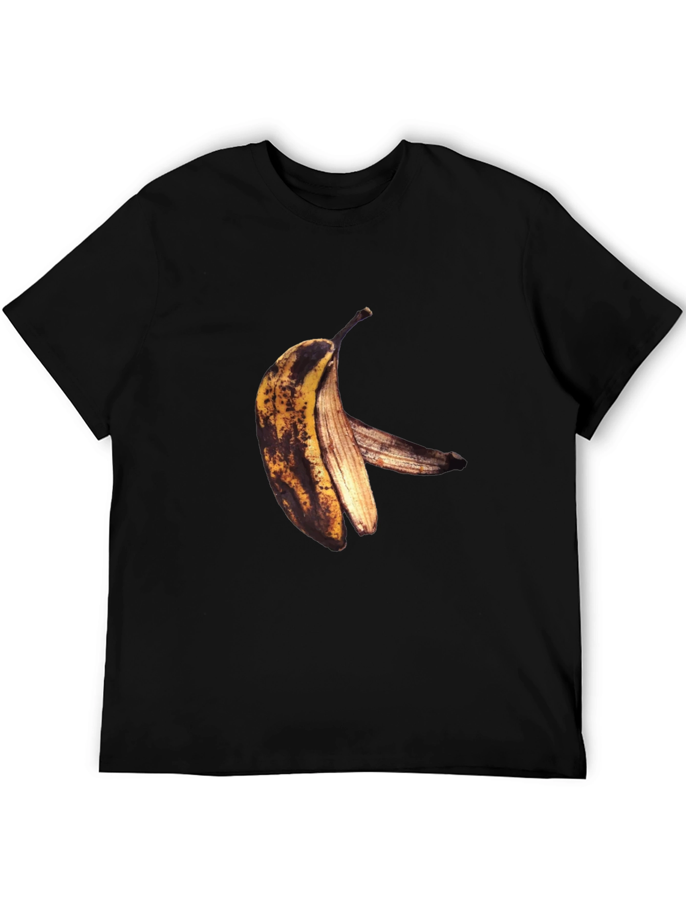 Banana Graphic Black T-Shirt - Unique Fruit Tee