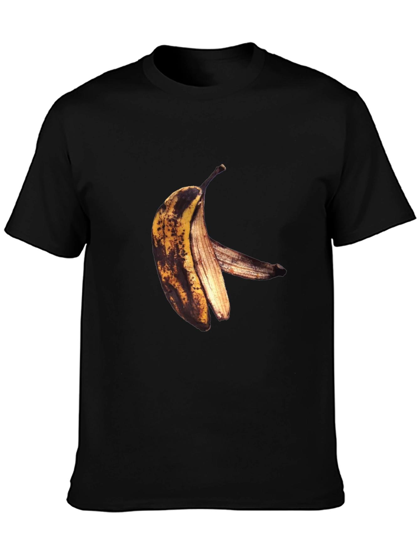 Banana Graphic Black T-Shirt - Unique Fruit Tee