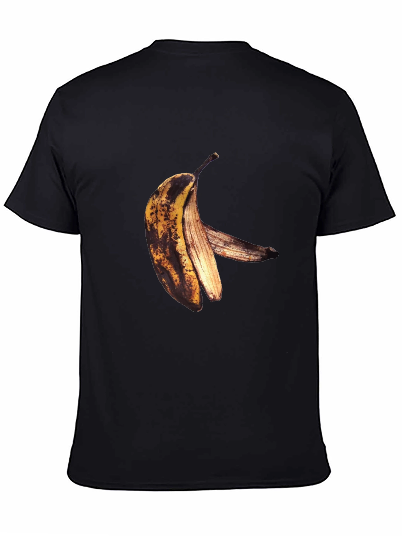 Banana Graphic Black T-Shirt - Unique Fruit Tee