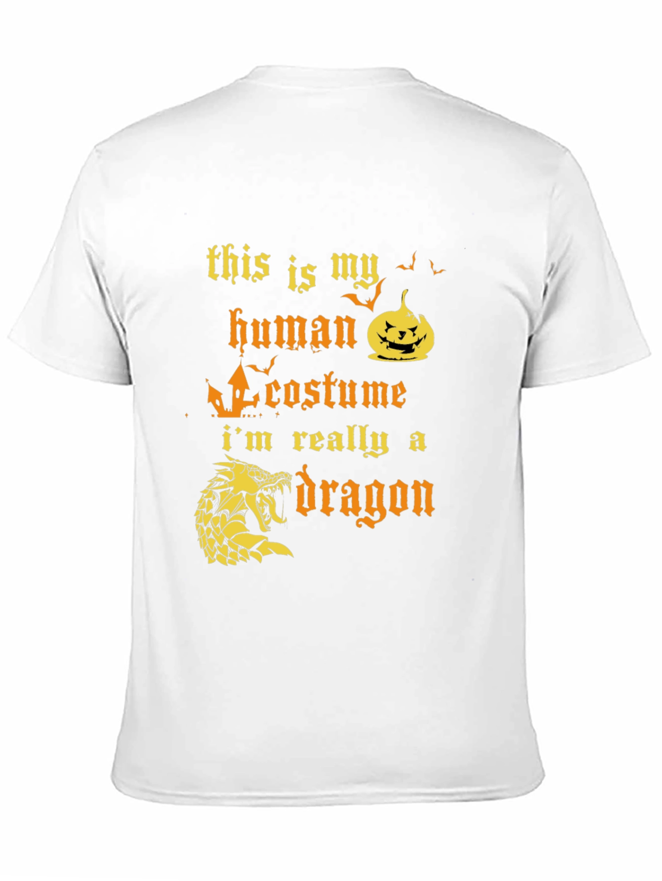 Human Costume Dragon T-Shirt Halloween Apparel