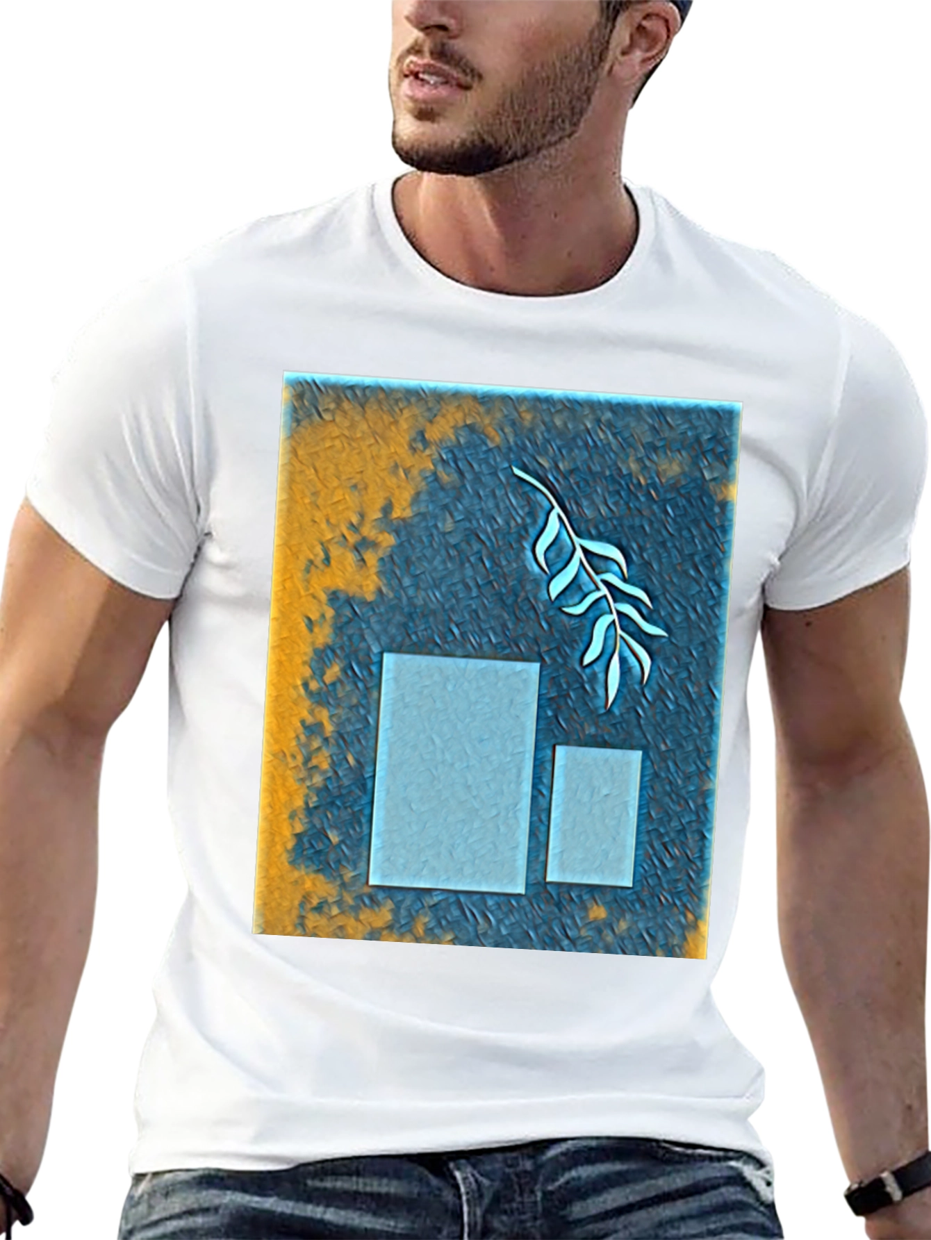 Abstract Nature T-Shirt - Modern Graphic Tee