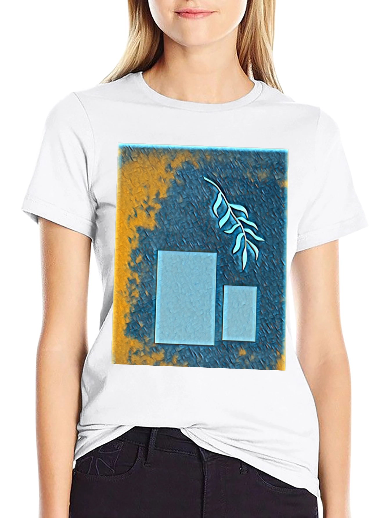 Abstract Nature T-Shirt - Modern Graphic Tee