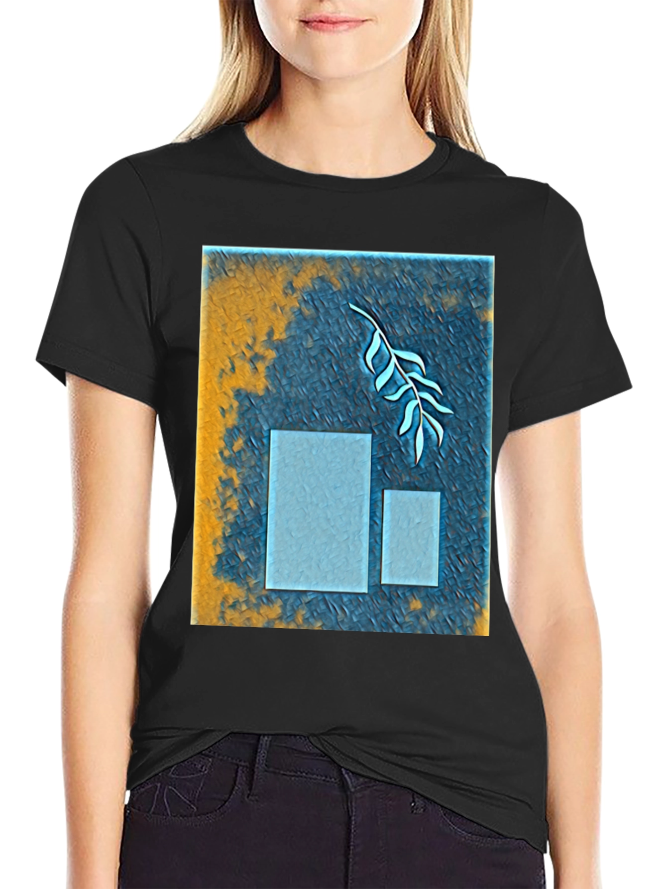 Abstract Nature T-Shirt - Modern Graphic Tee