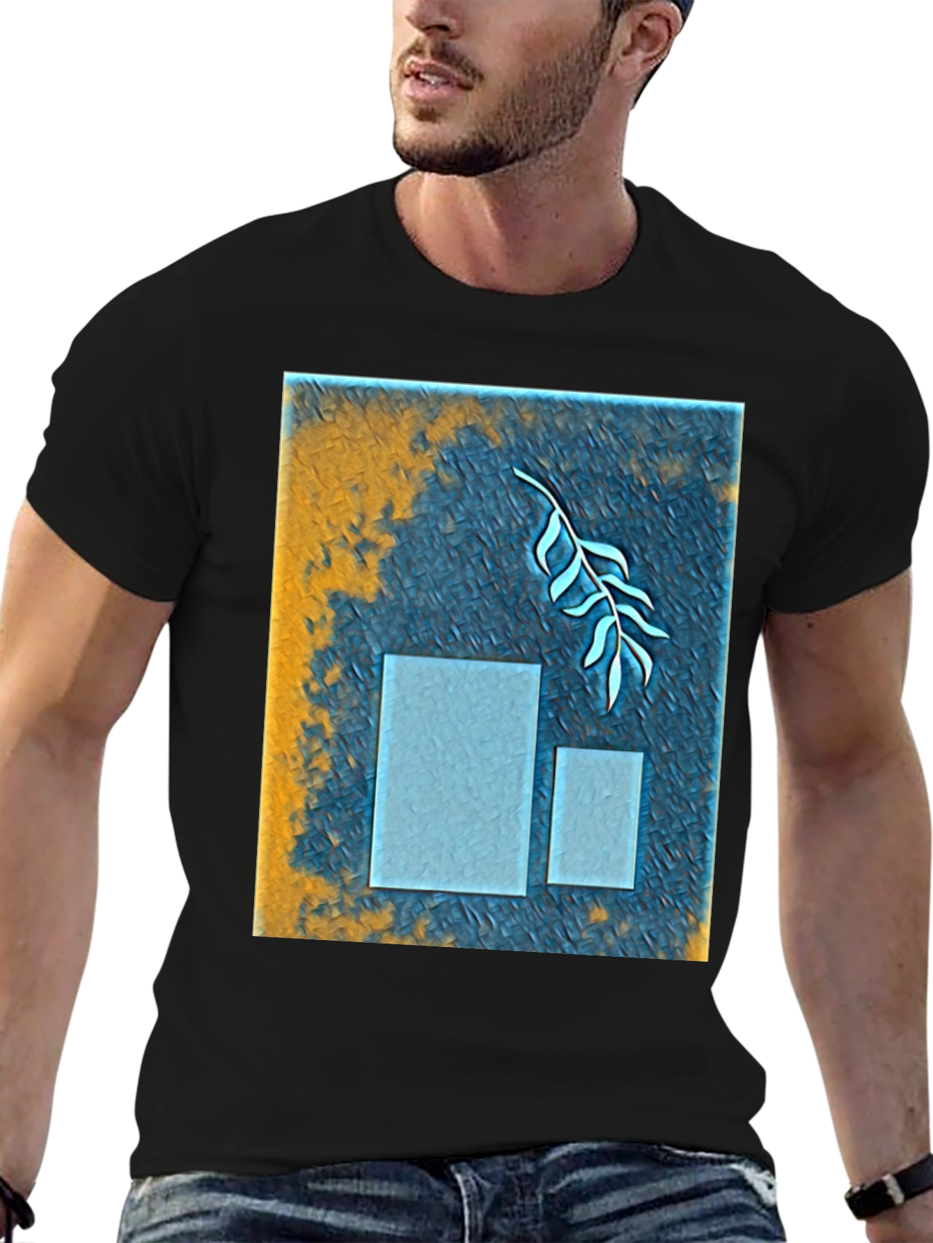 Abstract Nature T-Shirt - Modern Graphic Tee