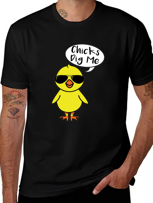 Funny Chicks Dig Me Easter T-Shirt