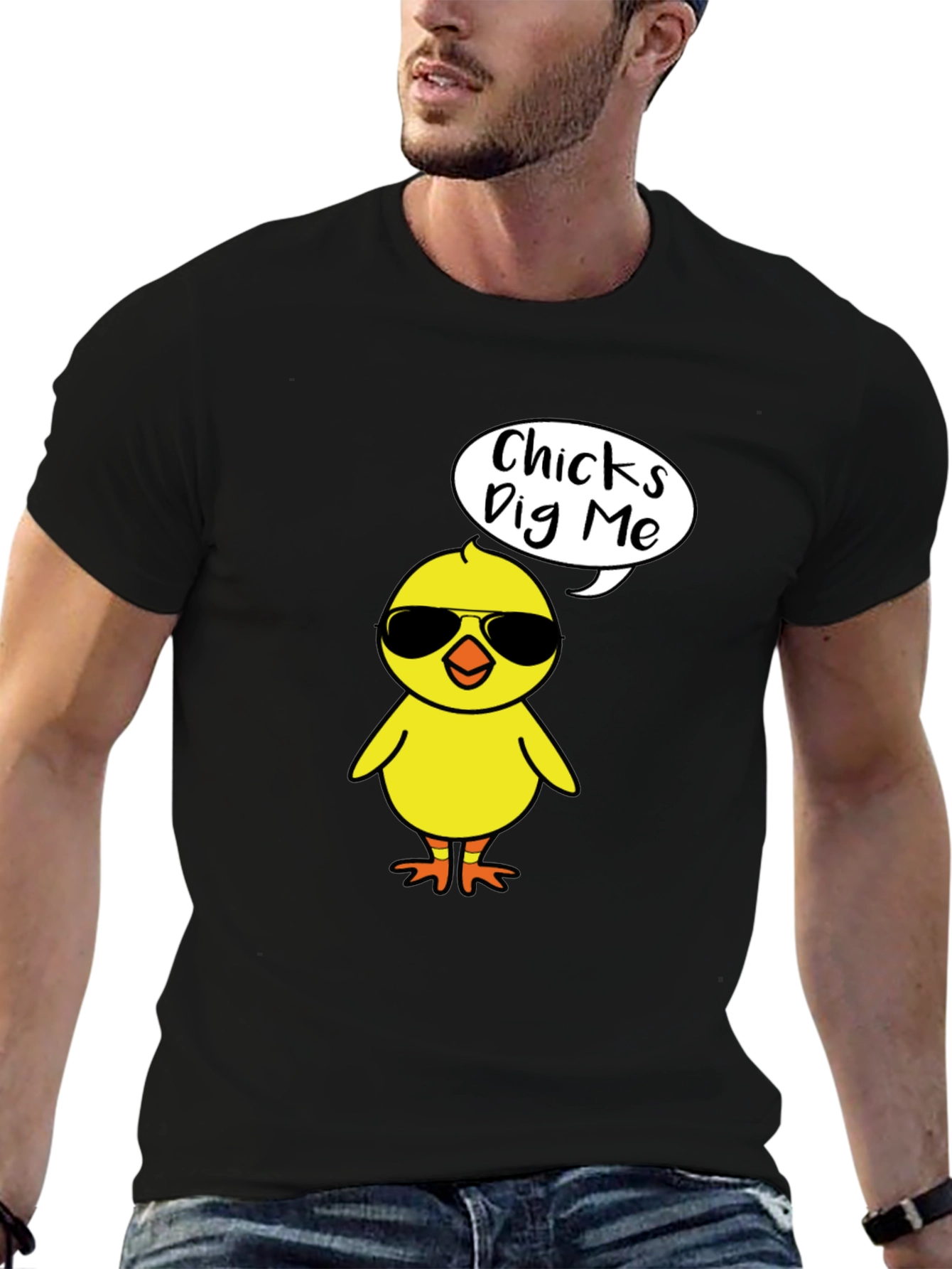 Funny Chicks Dig Me Easter T-Shirt