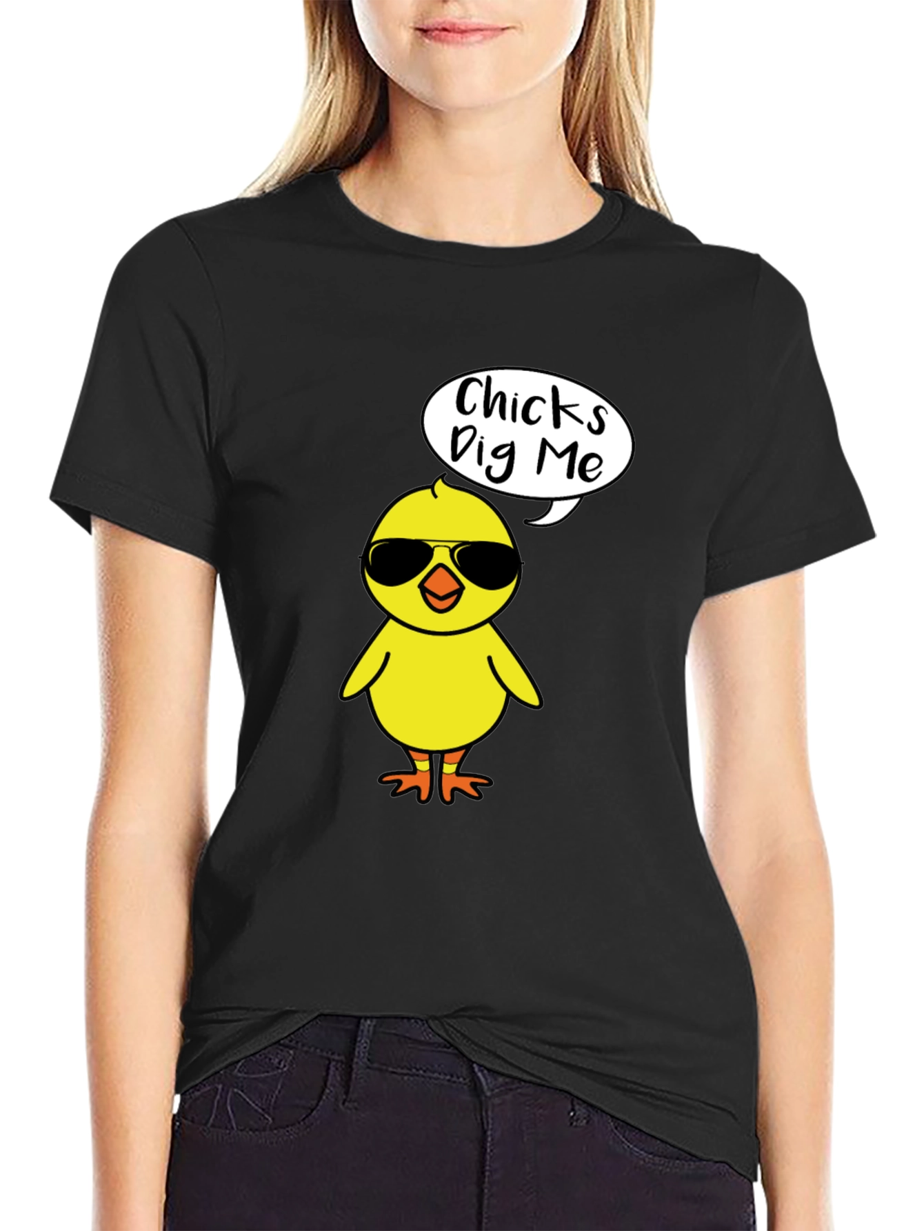 Funny Chicks Dig Me Easter T-Shirt