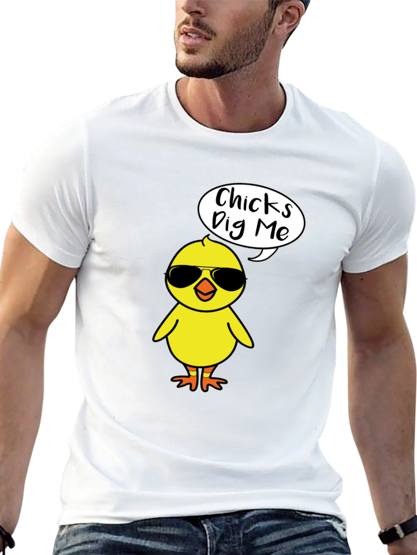 Funny Chicks Dig Me Easter T-Shirt