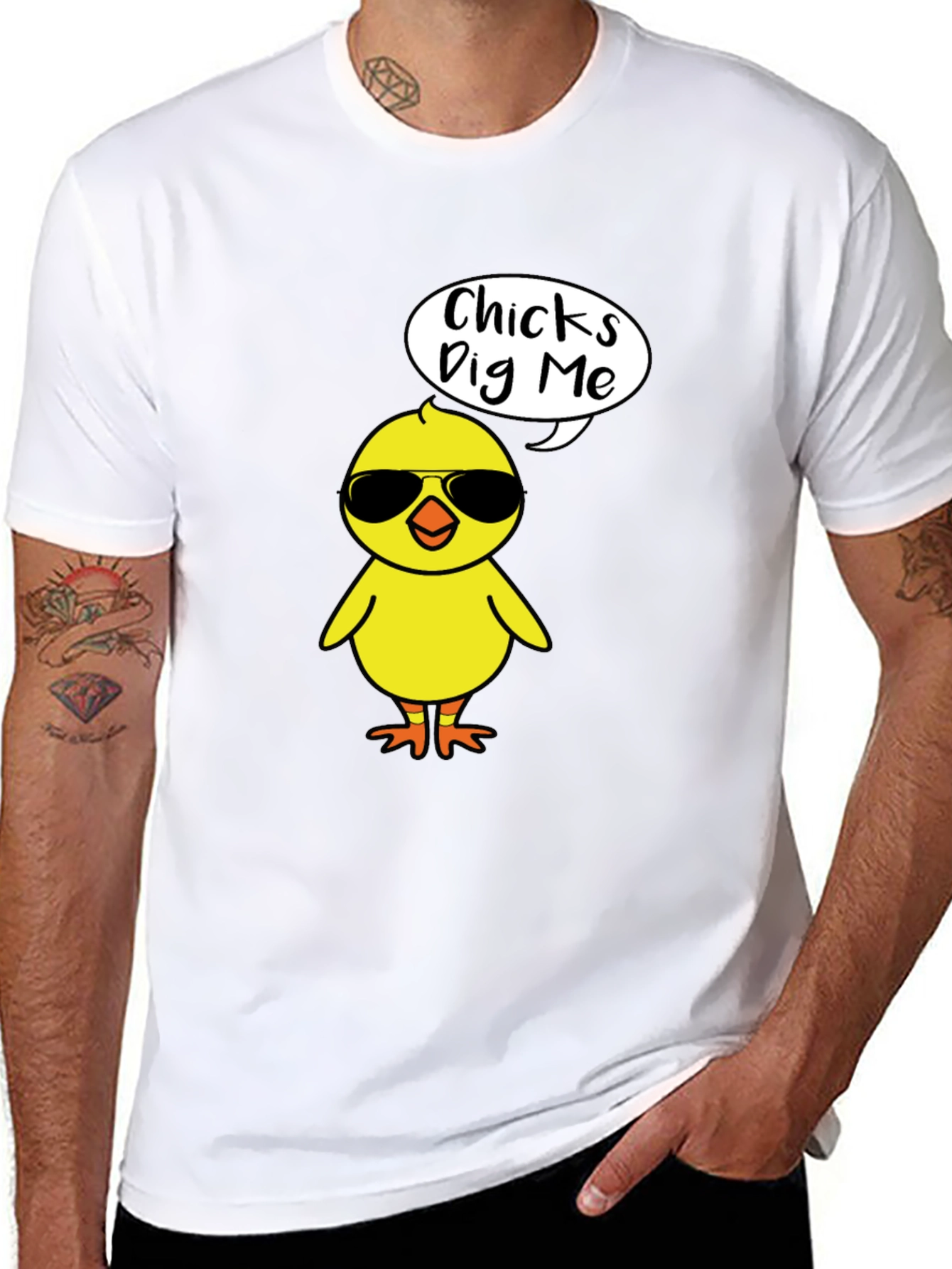 Funny Chicks Dig Me Easter T-Shirt