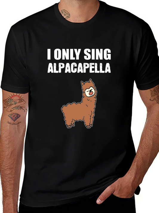 Alpaca-pella T-Shirt Funny Music Pun Tee