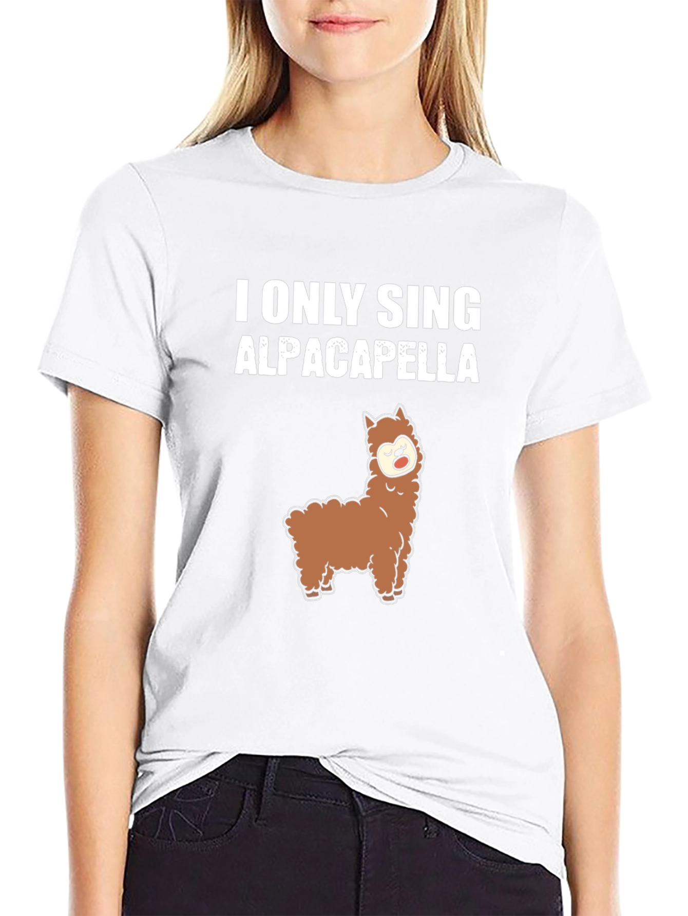 Alpaca-pella T-Shirt Funny Music Pun Tee