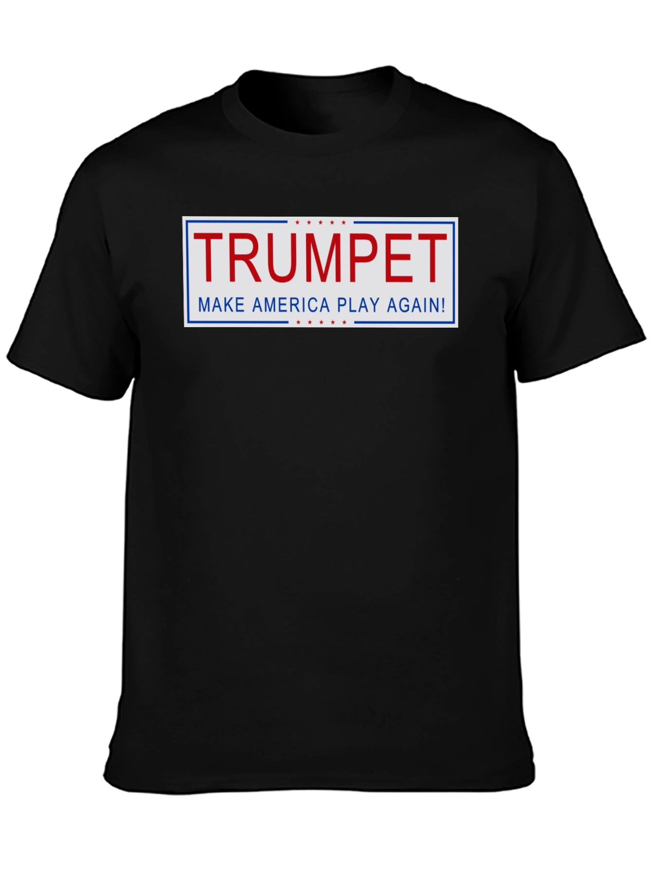 Trumpet - Make America Play Again! Black T-Shirt