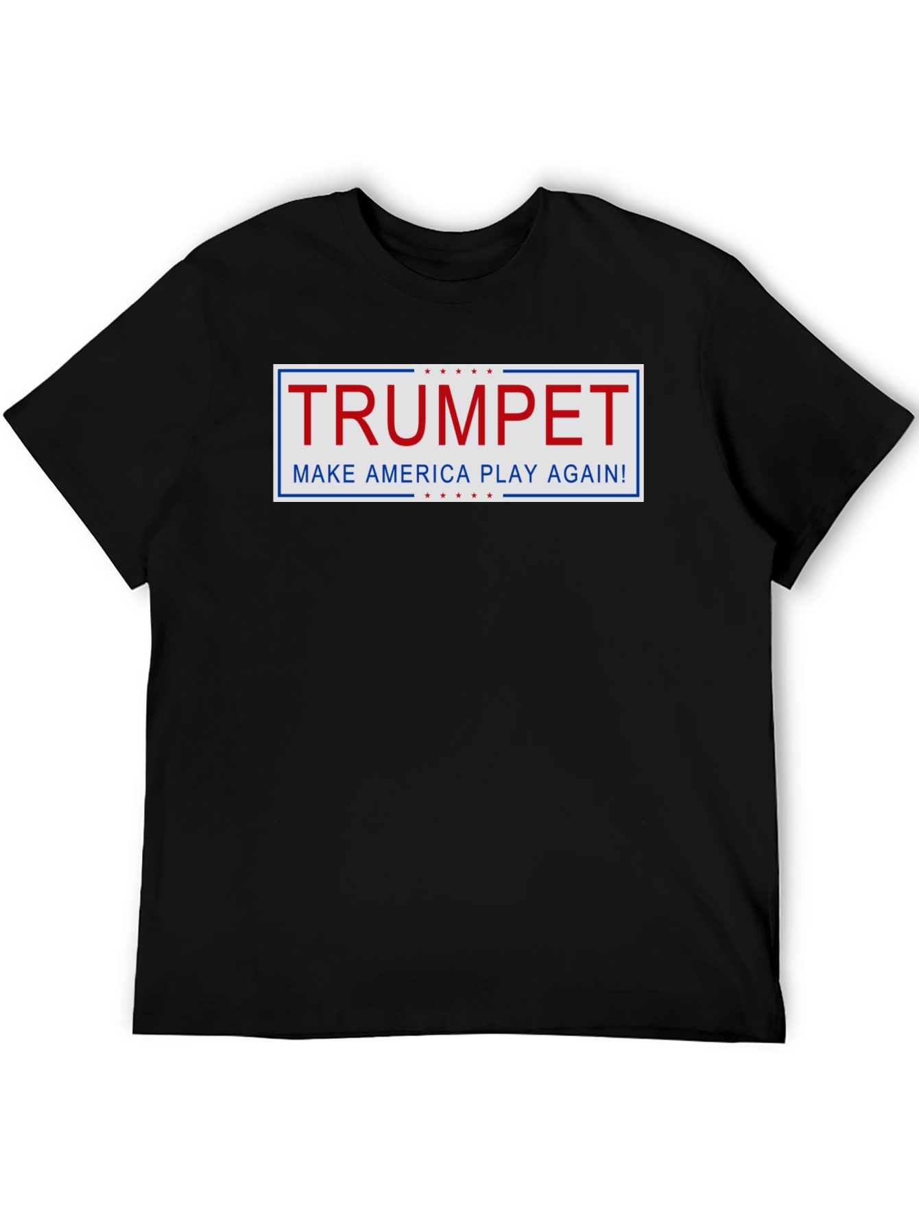Trumpet - Make America Play Again! Black T-Shirt