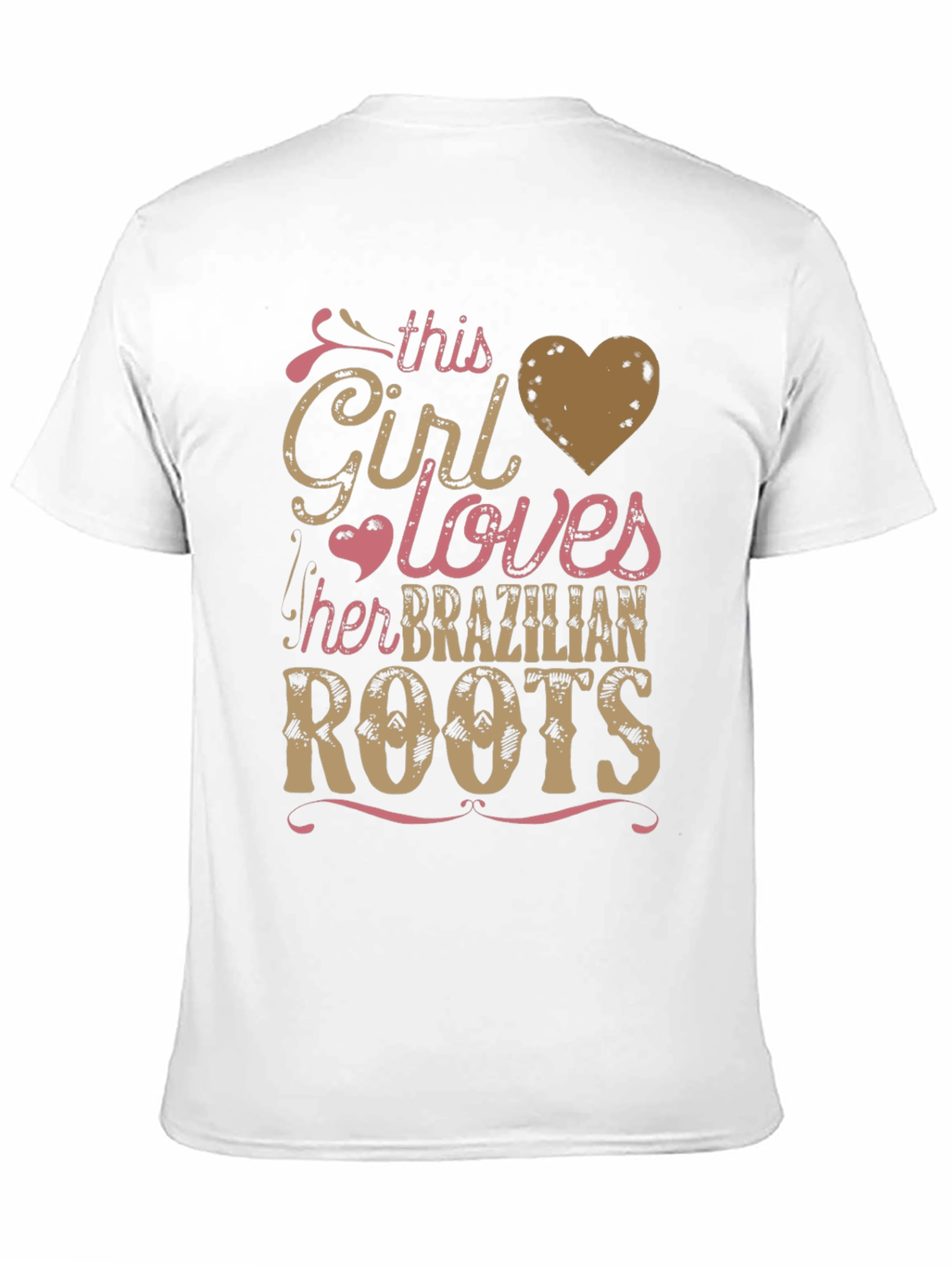 Girl Loves Brazilian Roots Graphic T-Shirt