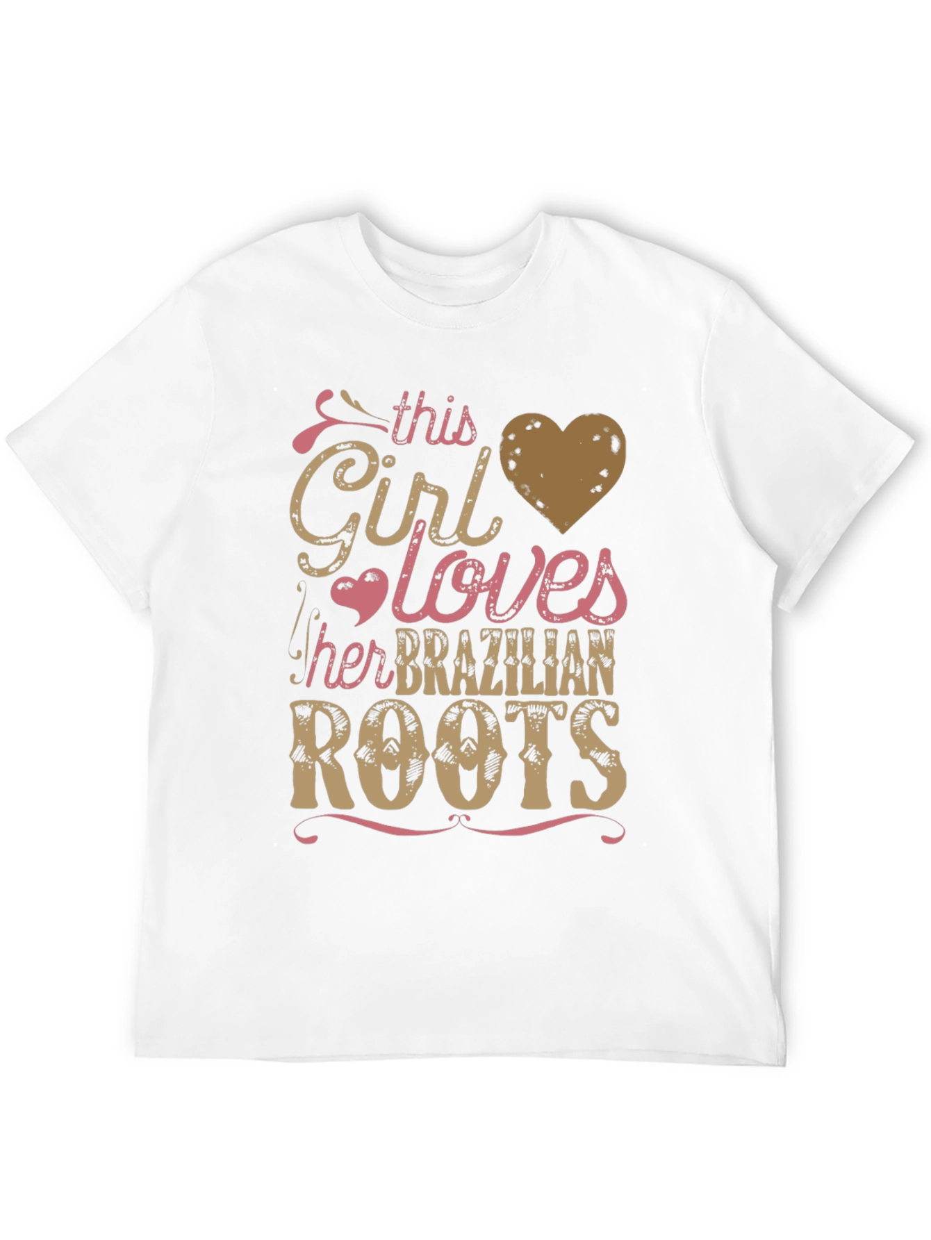 Girl Loves Brazilian Roots Graphic T-Shirt
