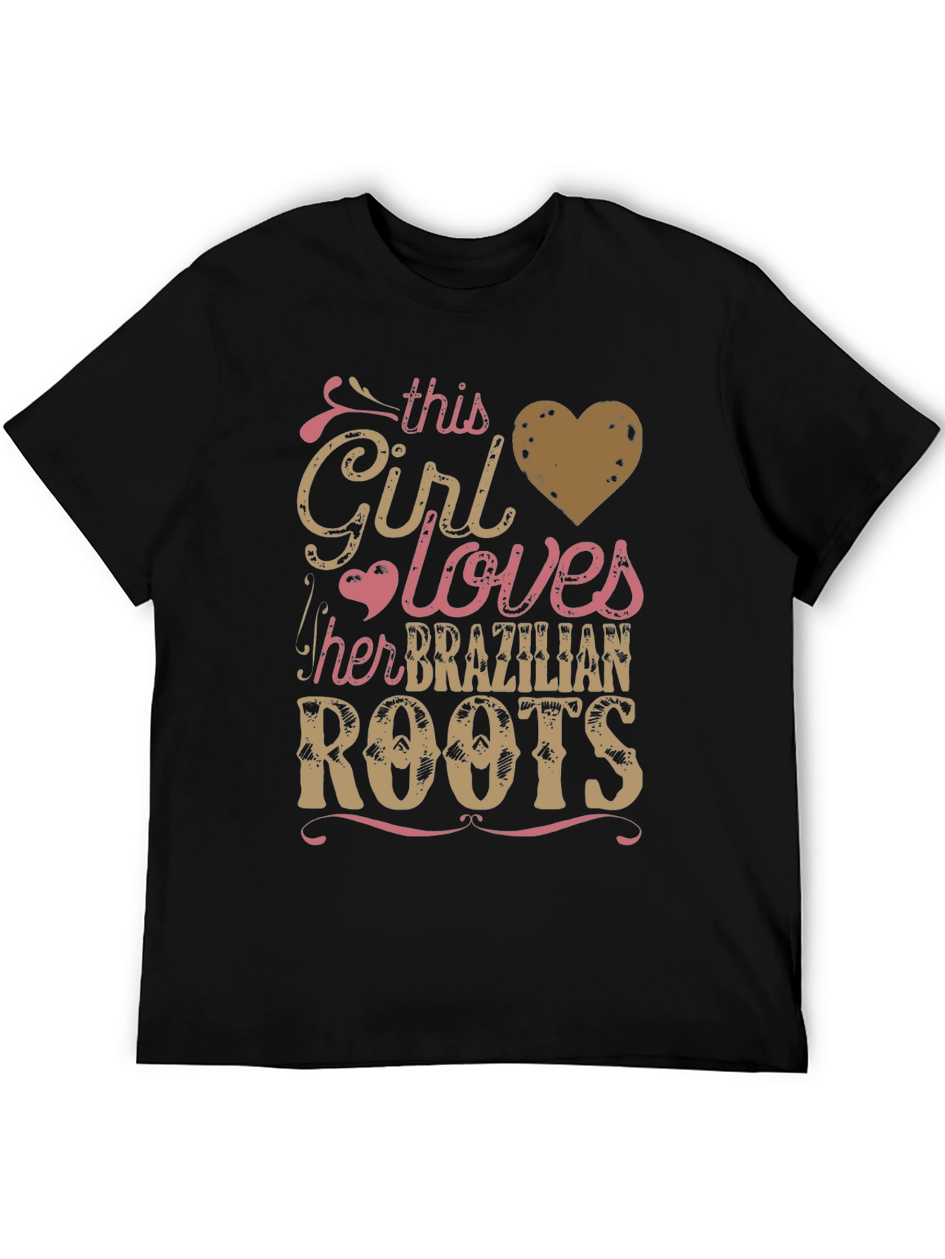 Girl Loves Brazilian Roots Graphic T-Shirt