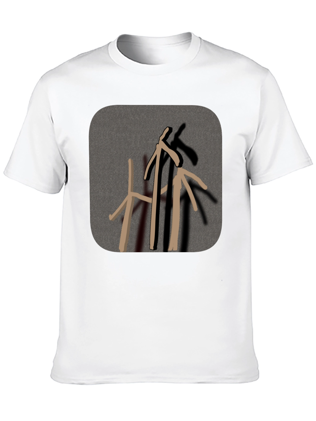 Abstract Graphic Print T-Shirt - Casual Style