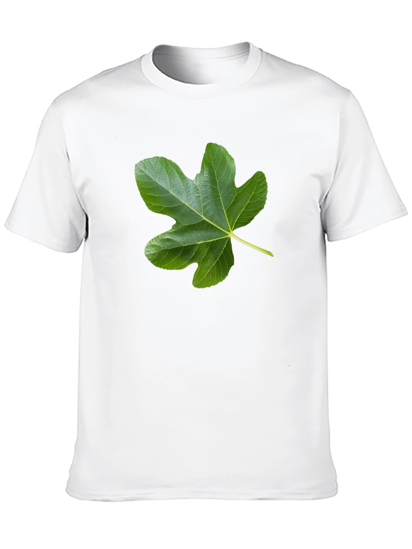 Fig Leaf Tee - Nature Inspired Black T-Shirt