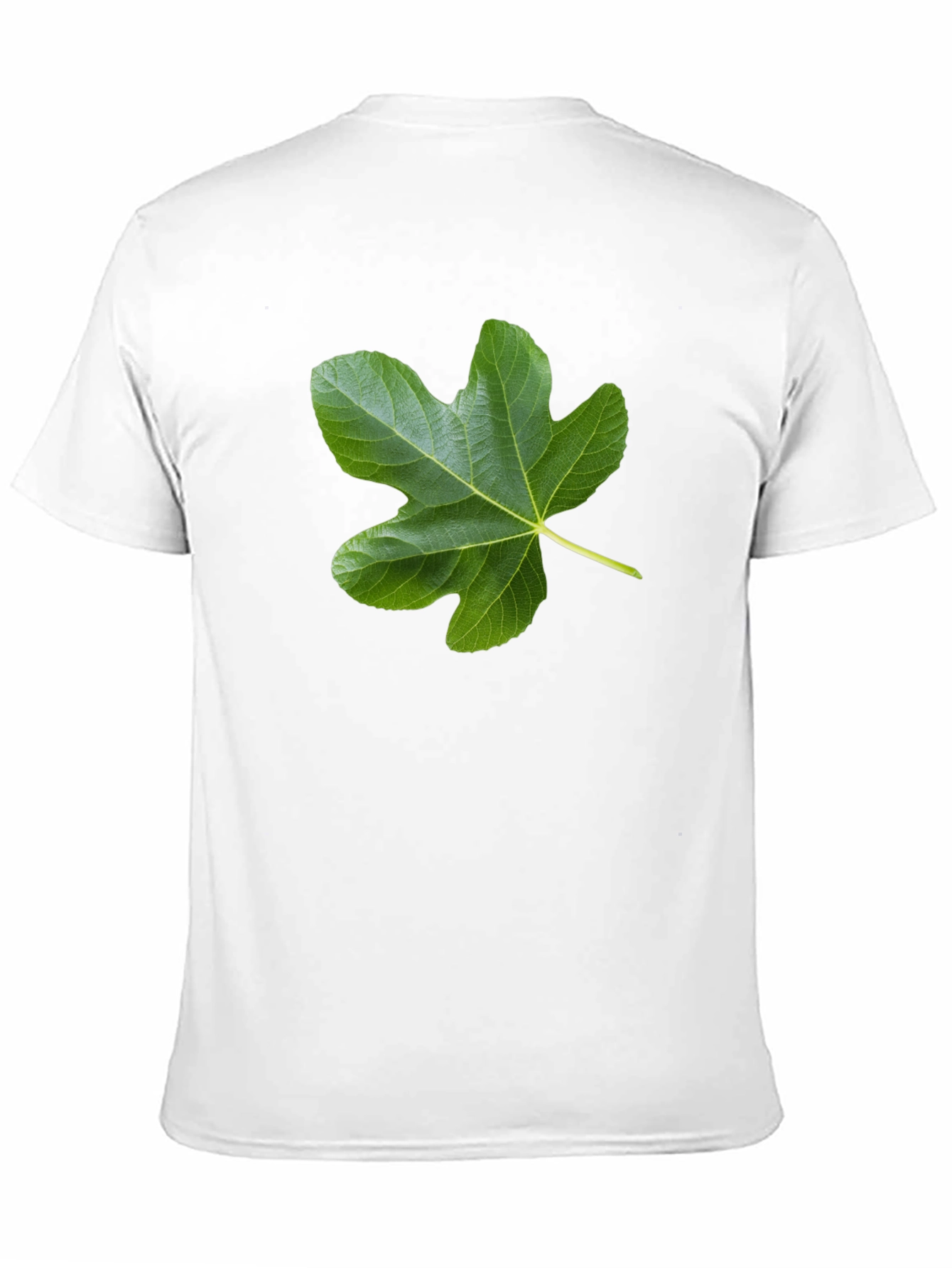Fig Leaf Tee - Nature Inspired Black T-Shirt