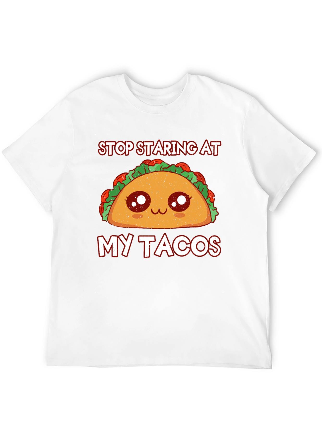 Funny Taco Lover T-Shirt: Stop Staring Graphic Tee