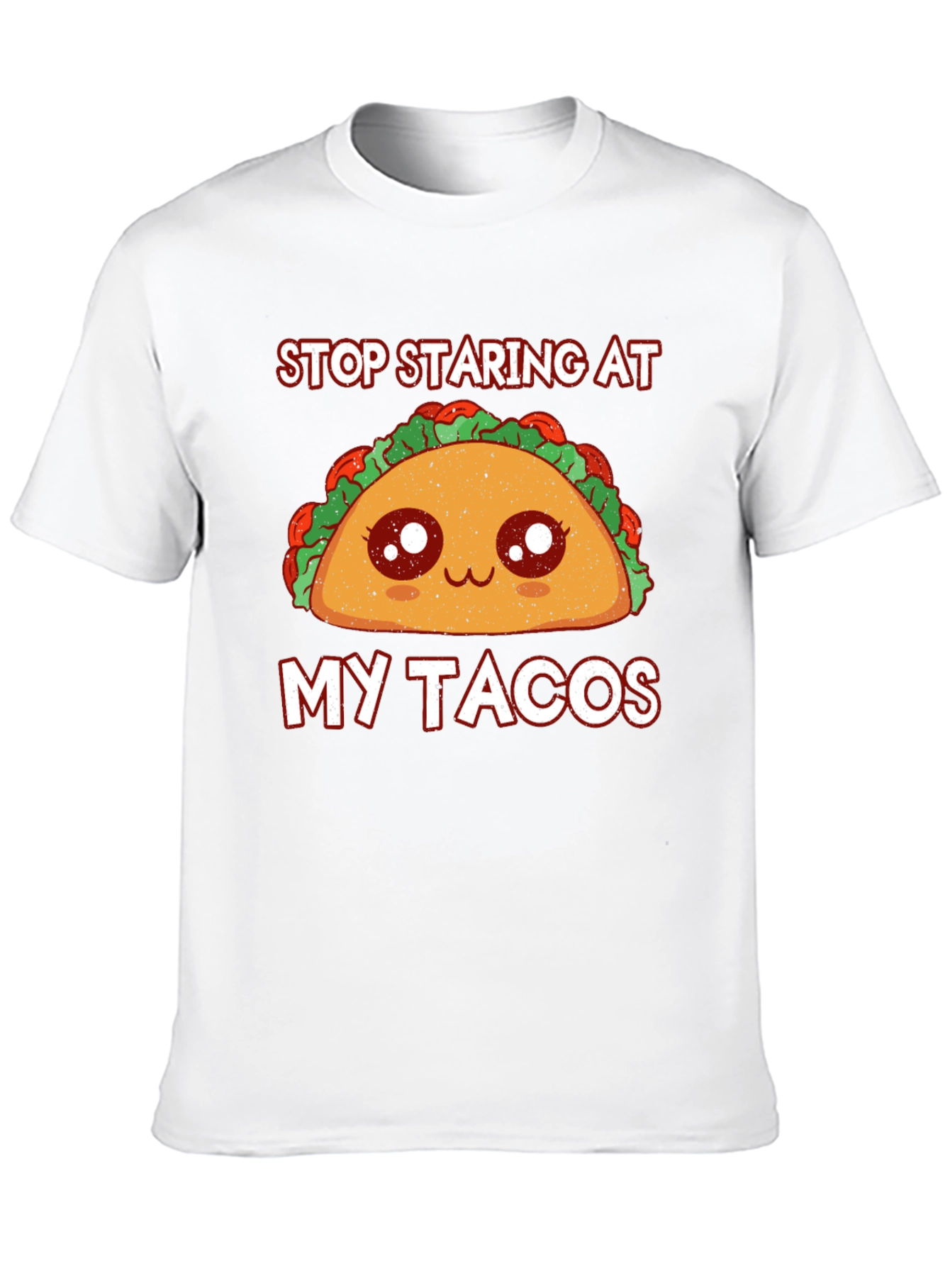 Funny Taco Lover T-Shirt: Stop Staring Graphic Tee