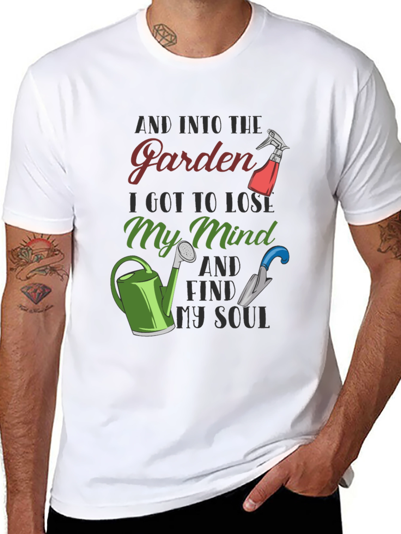 Gardening T-Shirt: Find My Soul in the Garden