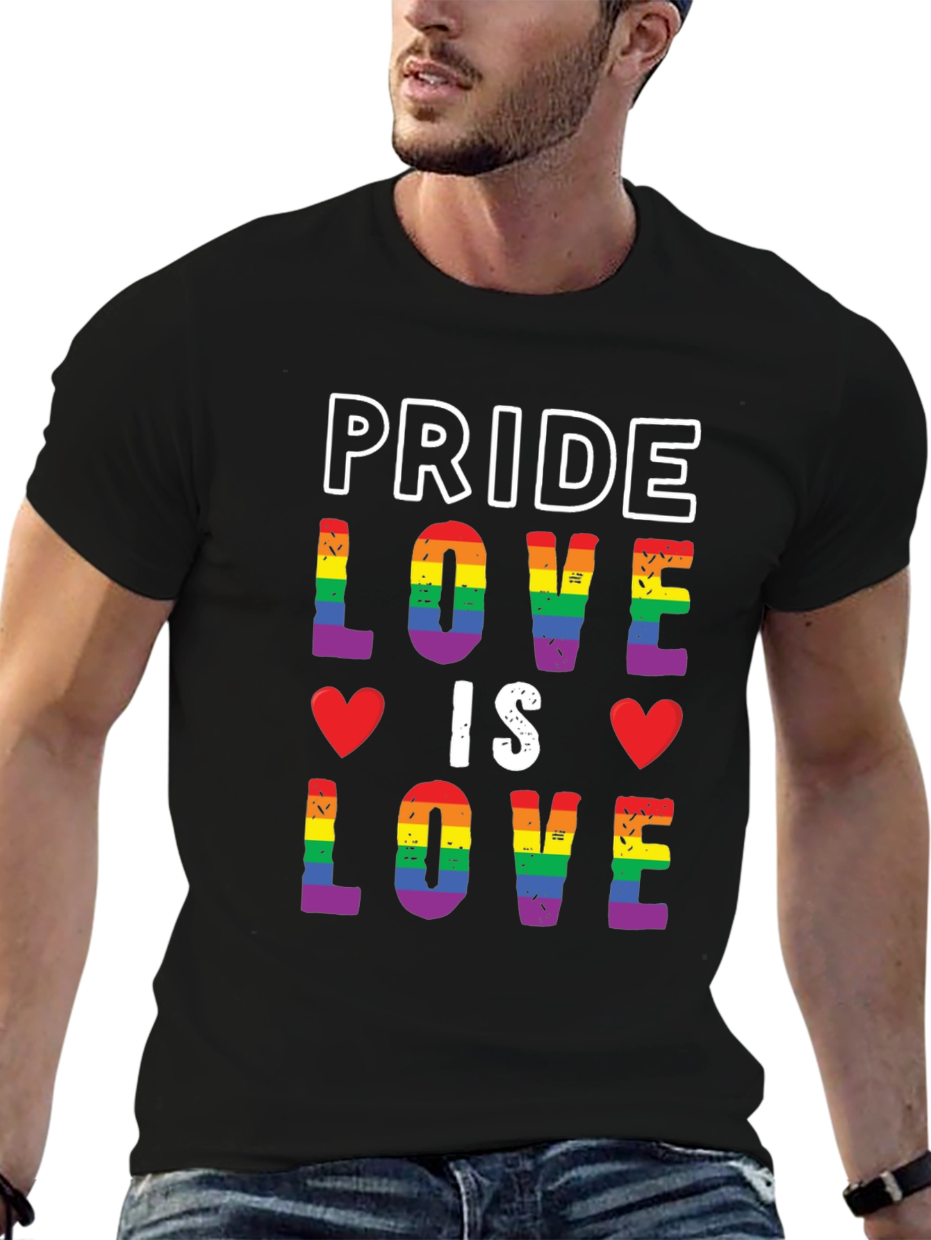 Pride Love is Love Rainbow T-Shirt