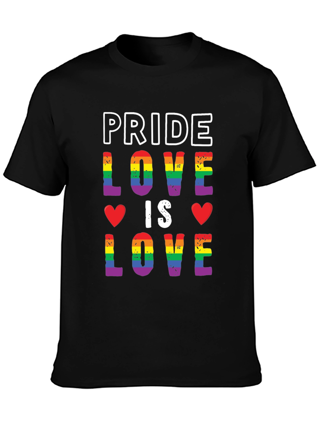 Pride Love is Love Rainbow T-Shirt