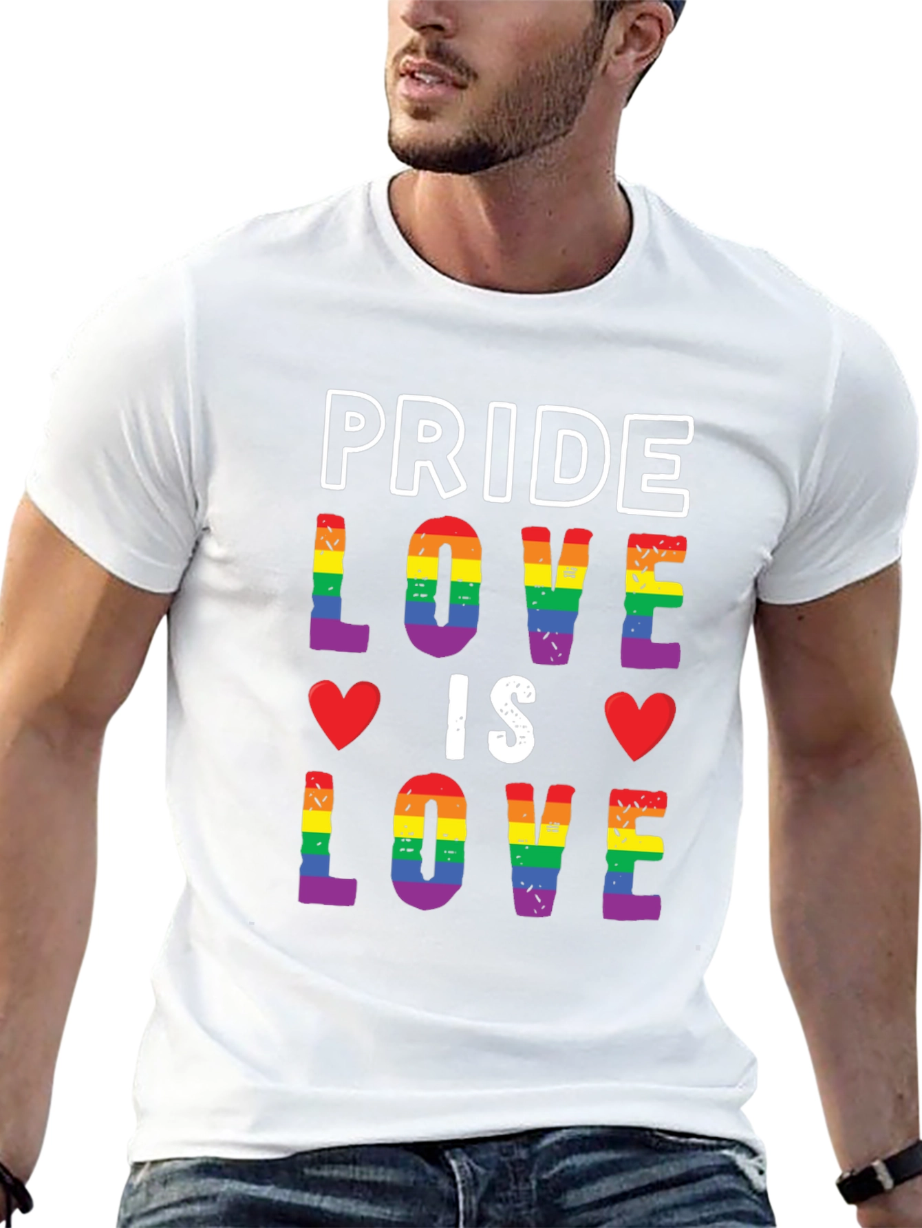 Pride Love is Love Rainbow T-Shirt