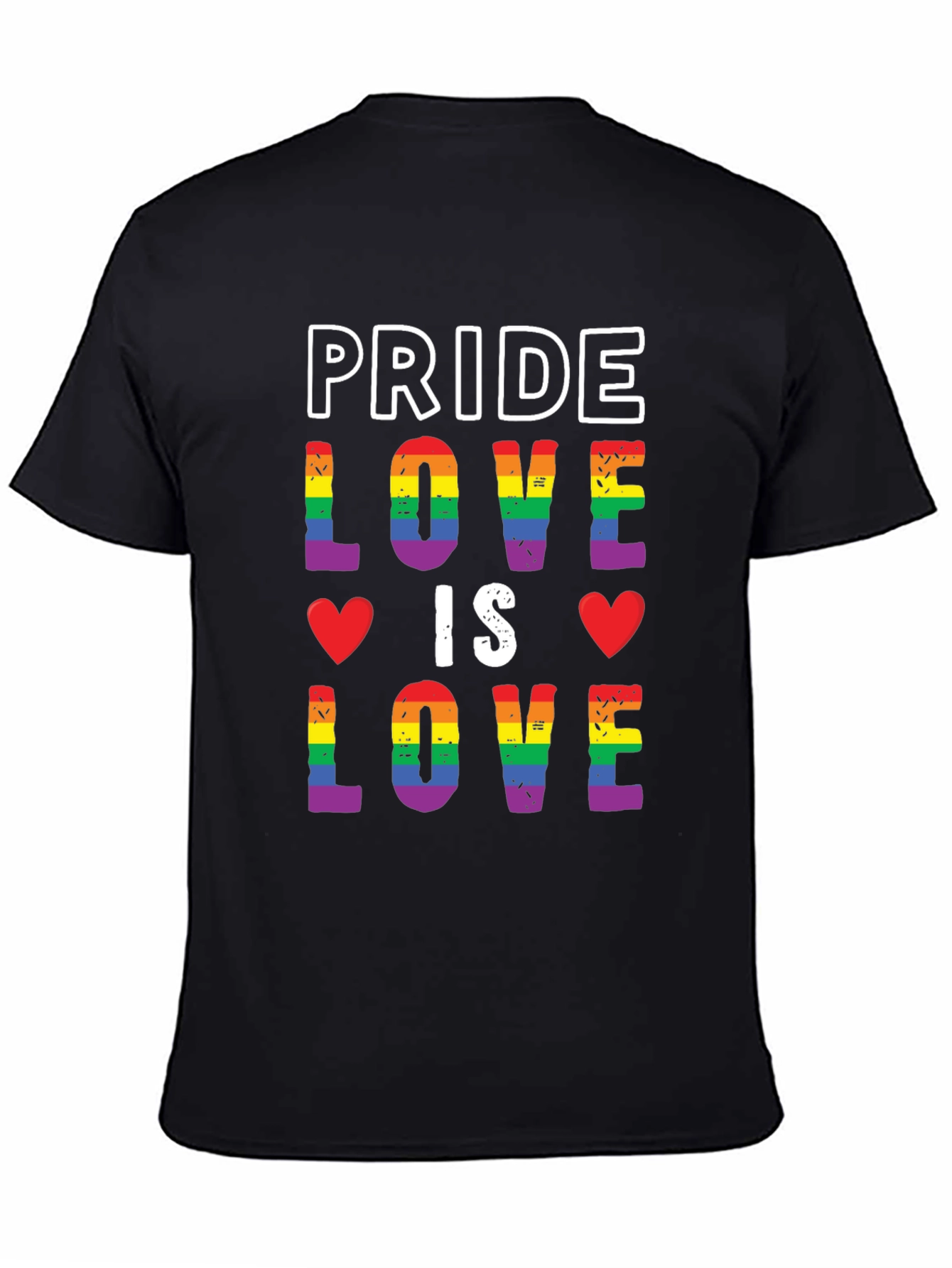 Pride Love is Love Rainbow T-Shirt