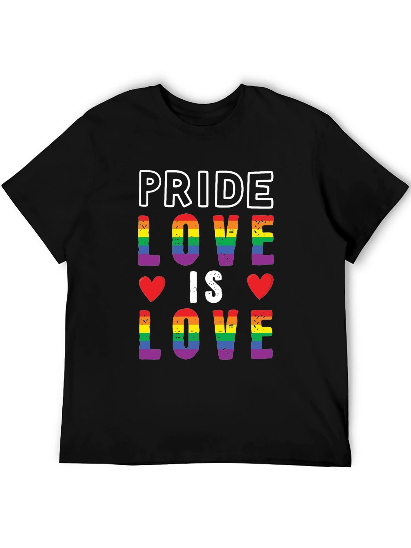 Pride Love is Love Rainbow T-Shirt