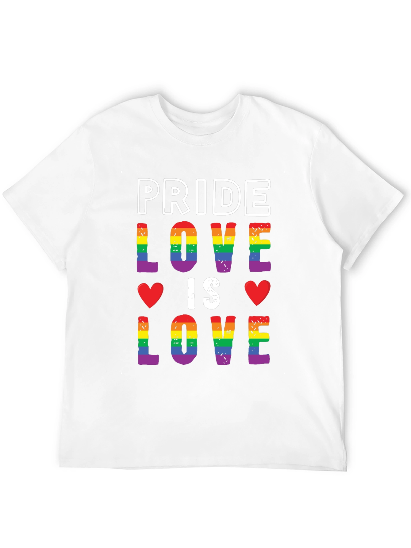 Pride Love is Love Rainbow T-Shirt