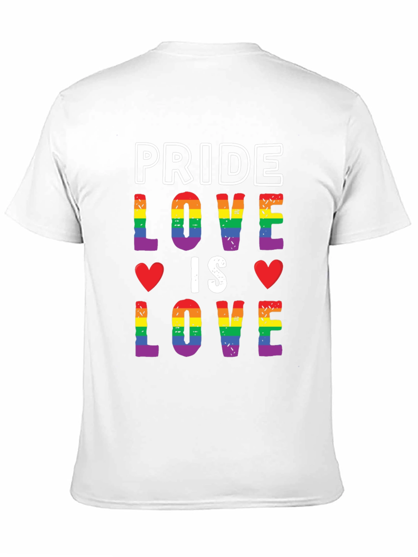 Pride Love is Love Rainbow T-Shirt