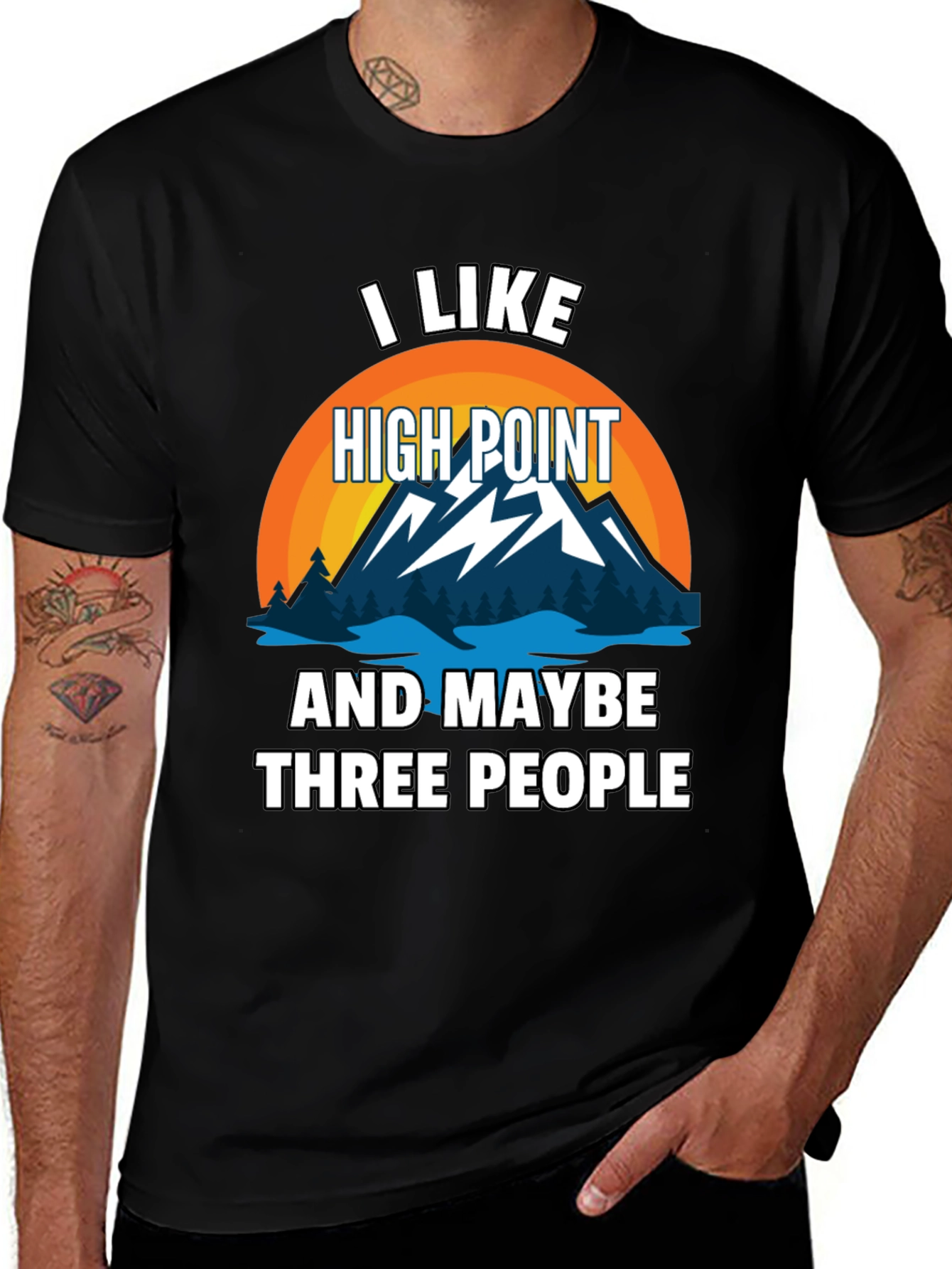 High Point T-Shirt: Introvert Humor Tee