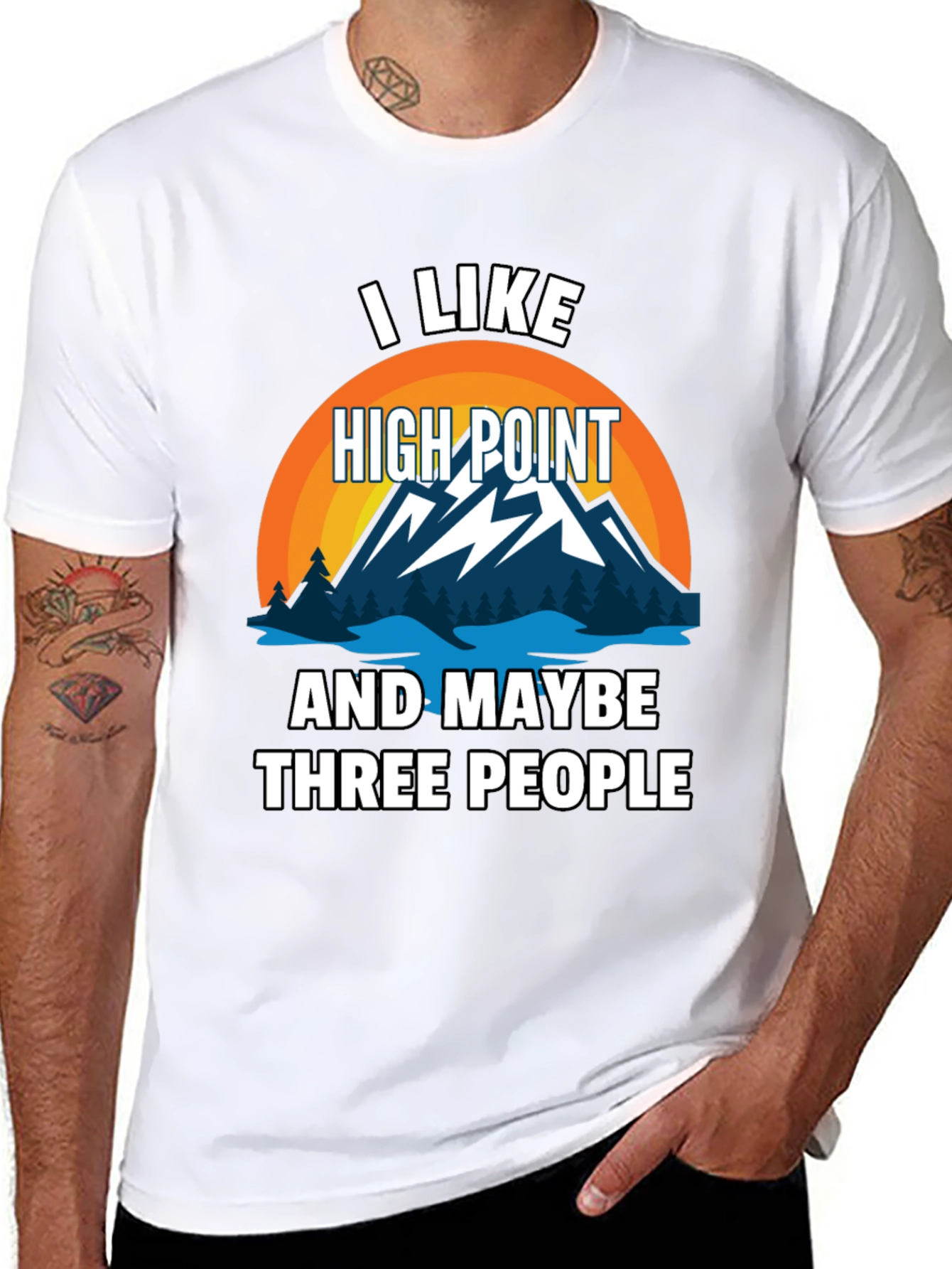 High Point T-Shirt: Introvert Humor Tee
