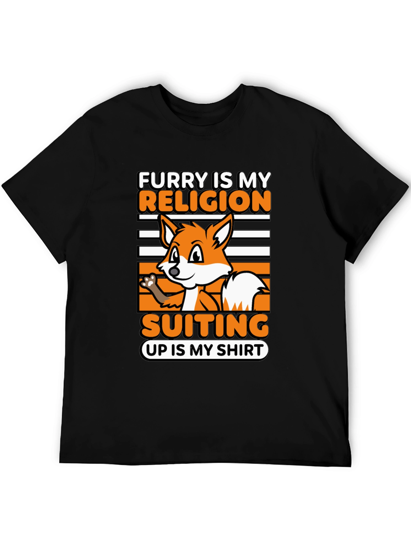 Furry Is My Religion Suiting Up T-Shirt