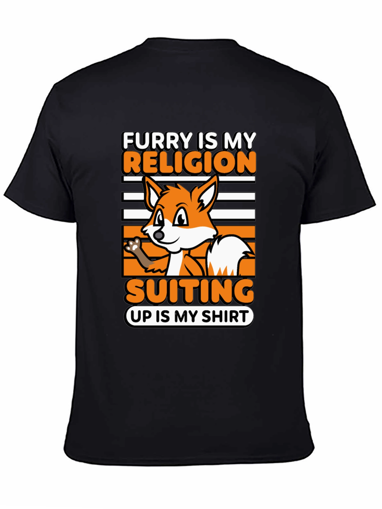 Furry Is My Religion Suiting Up T-Shirt