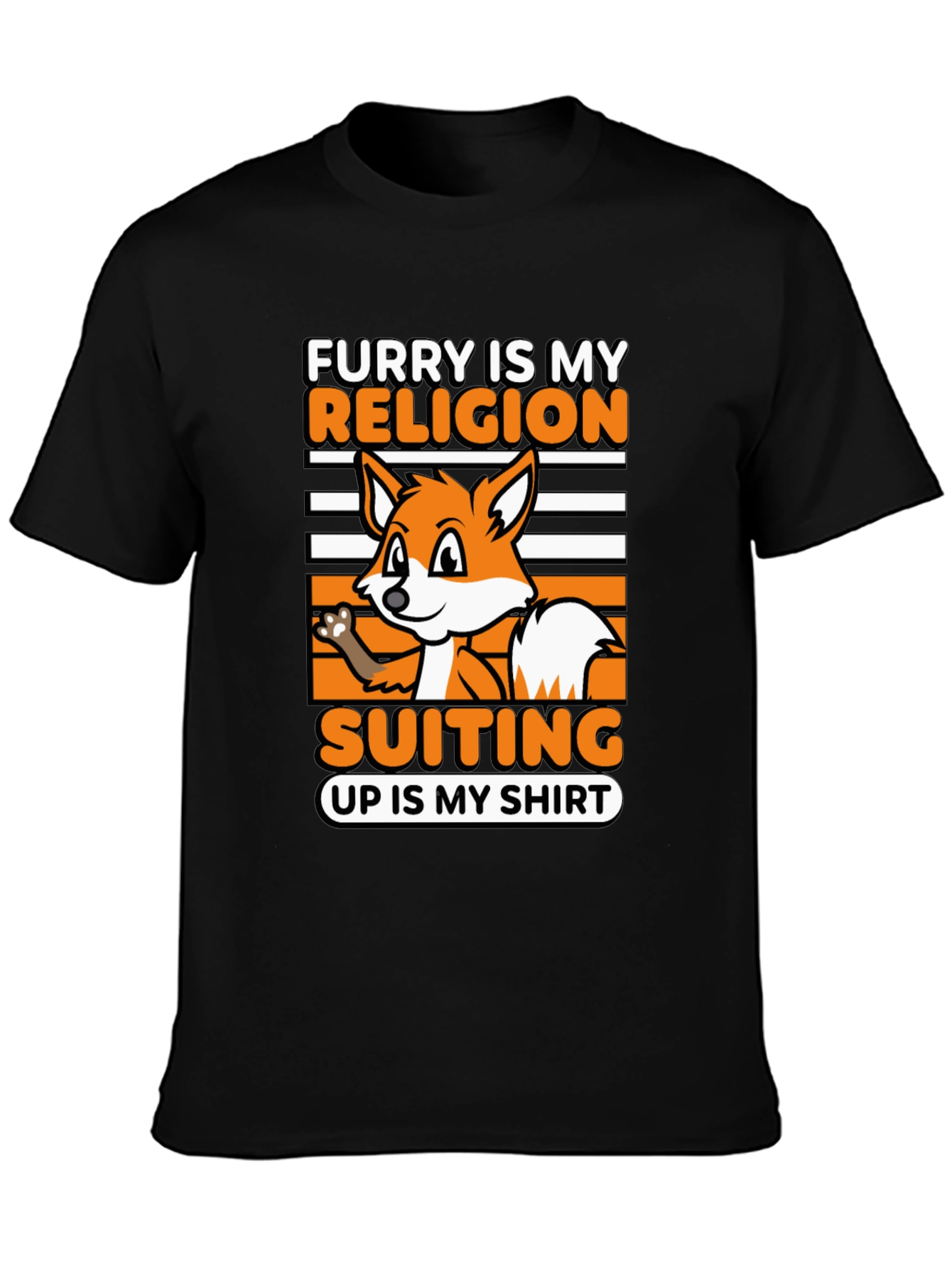 Furry Is My Religion Suiting Up T-Shirt