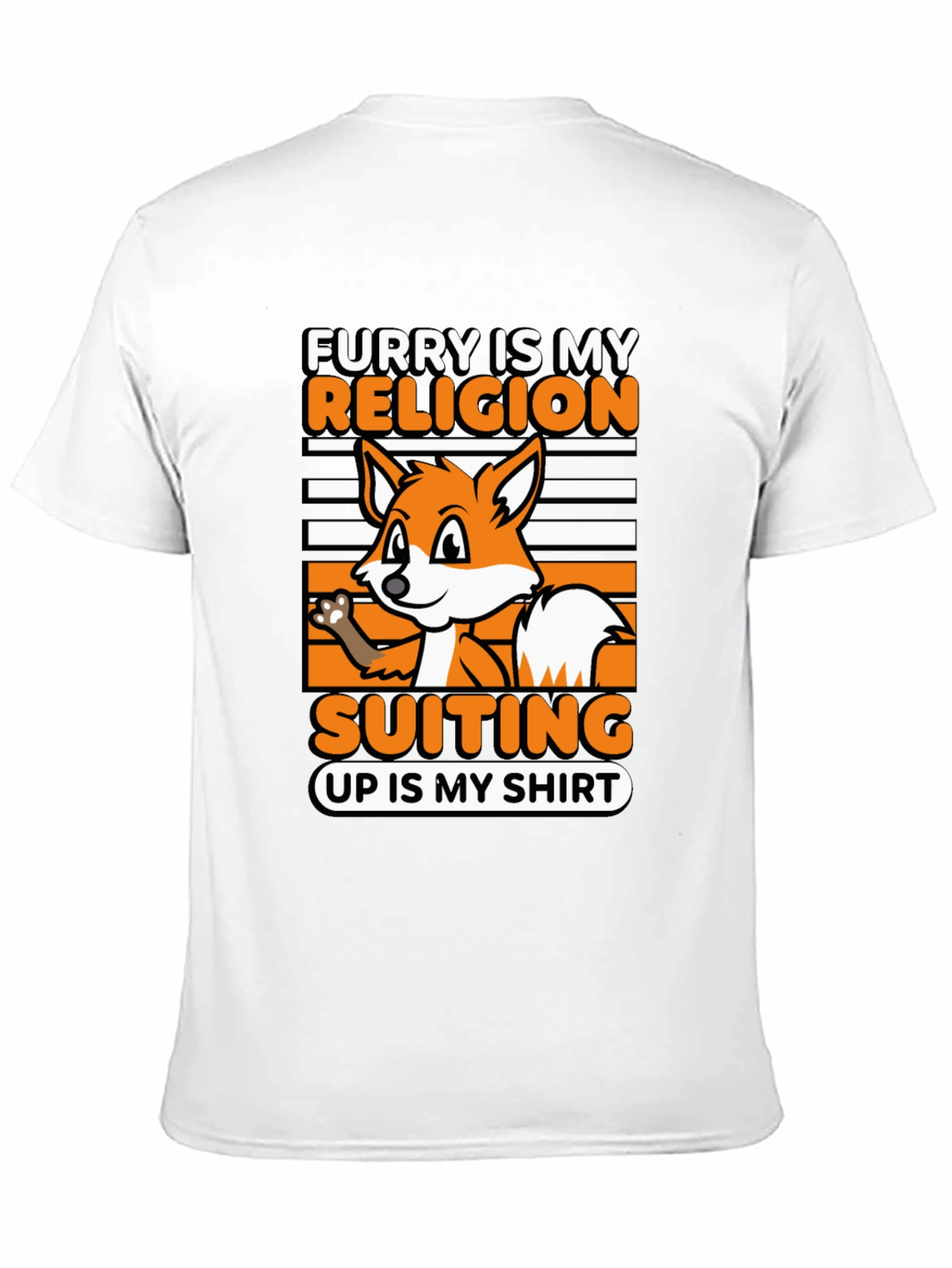 Furry Is My Religion Suiting Up T-Shirt