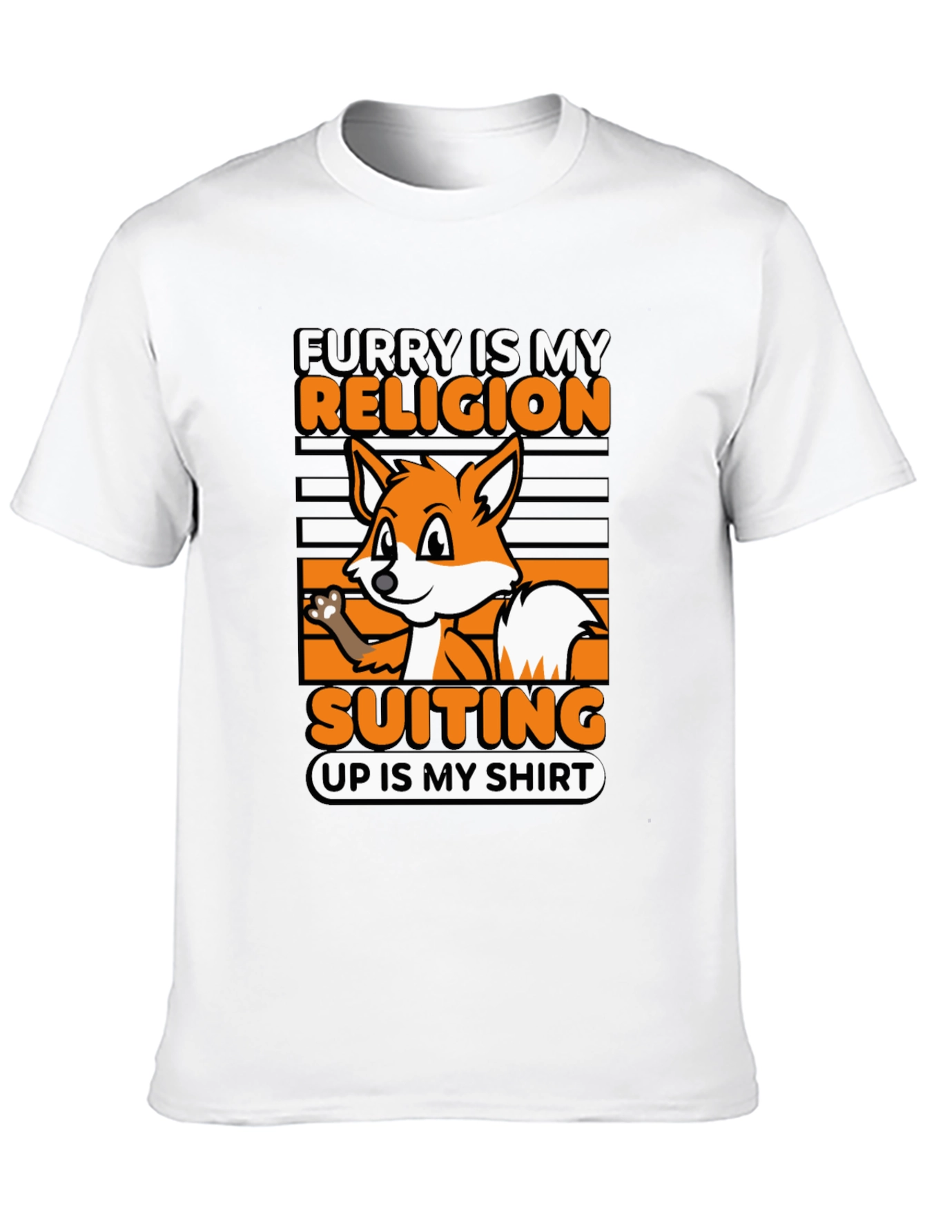 Furry Is My Religion Suiting Up T-Shirt