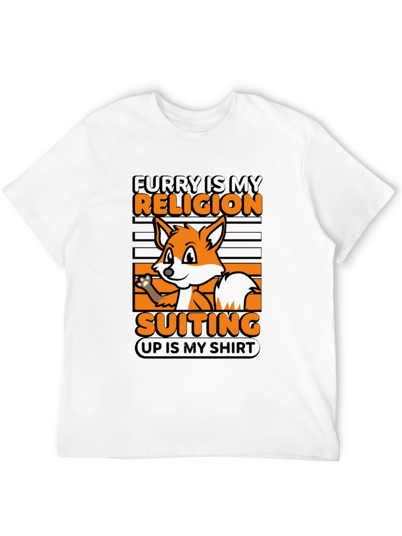 Furry Is My Religion Suiting Up T-Shirt
